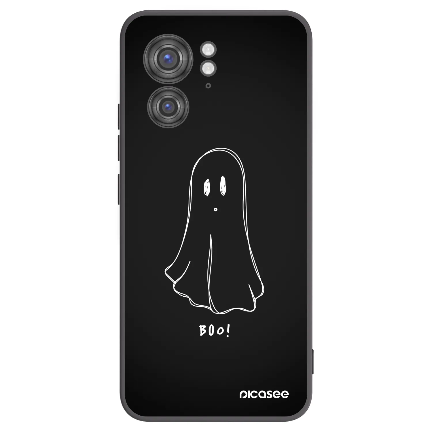 Picasee Μαύρη θήκη σιλικόνης για Motorola Edge 40 - Ghost 2