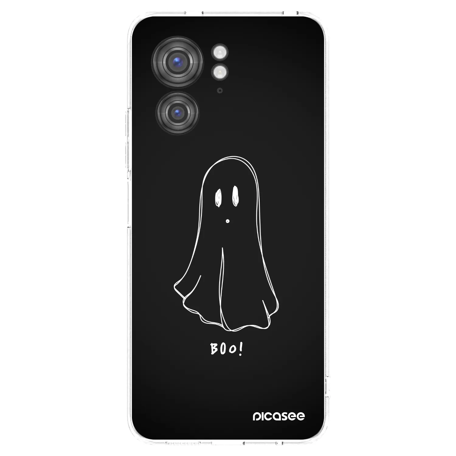 Picasee διαφανής θήκη σιλικόνης Motorola Edge 40 - Ghost 2