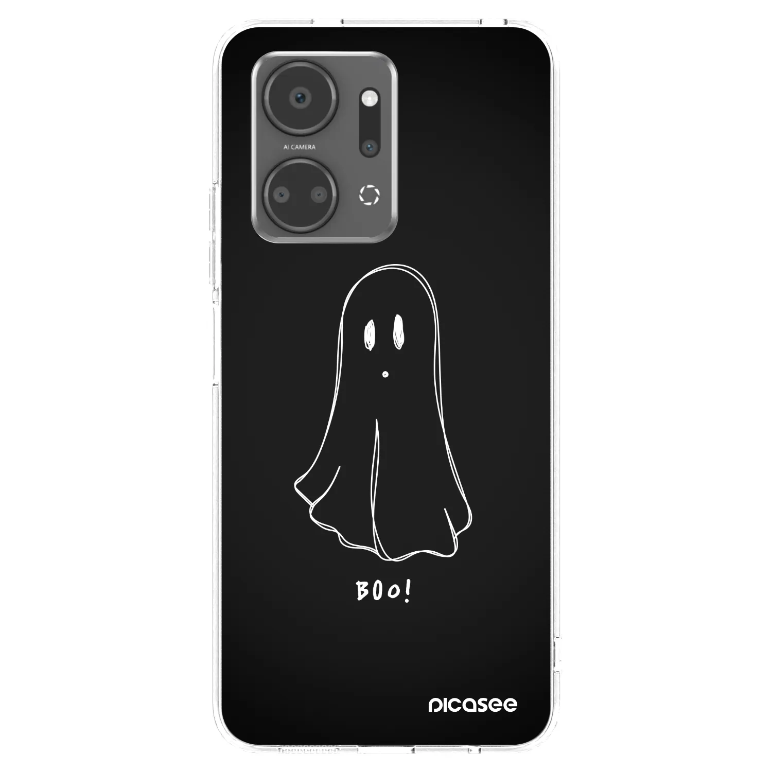 Picasee διαφανής θήκη σιλικόνης Honor X7a - Ghost 2