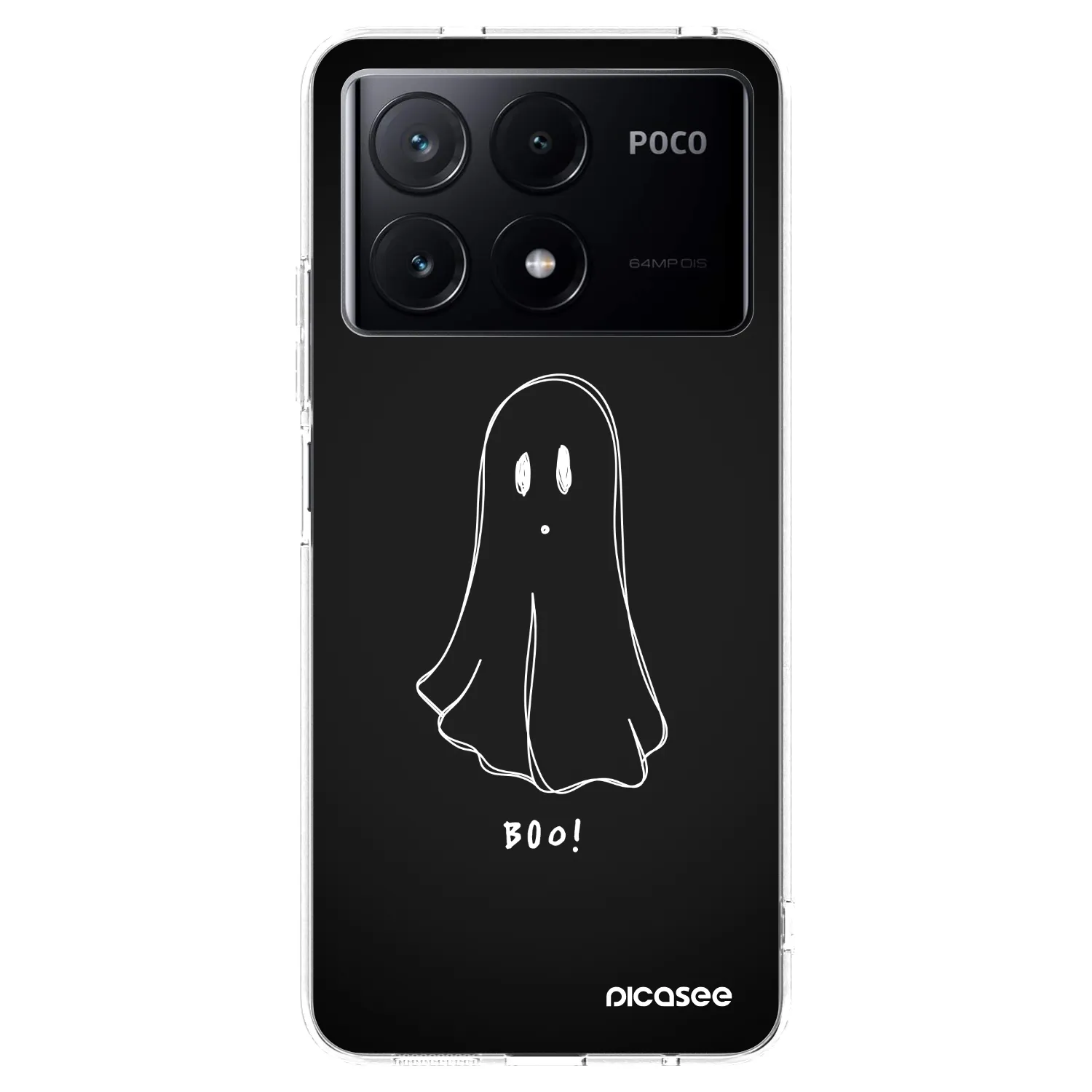 Picasee διαφανής θήκη σιλικόνης Xiaomi Poco X6 Pro - Ghost 2