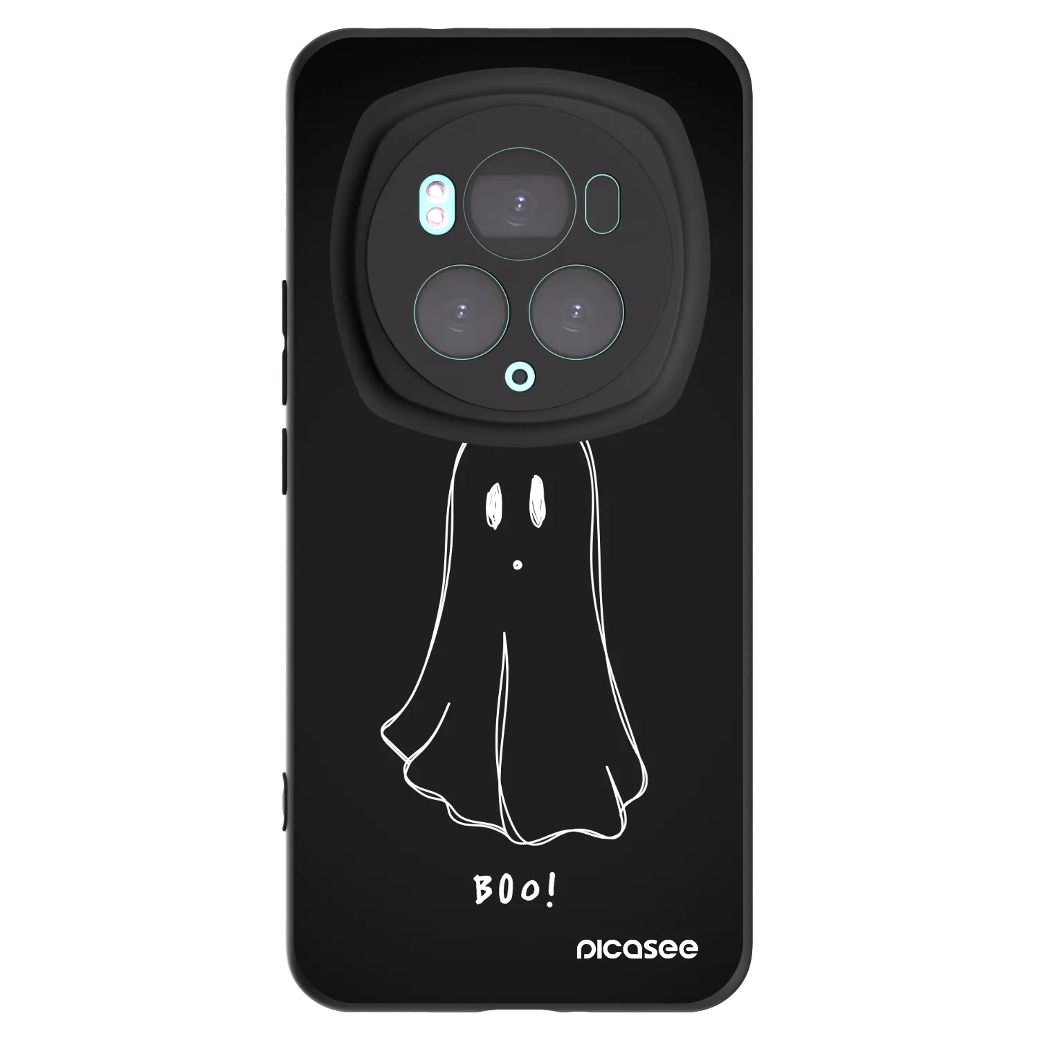 Picasee Μαύρη θήκη σιλικόνης για Honor Magic6 Pro - Ghost 2