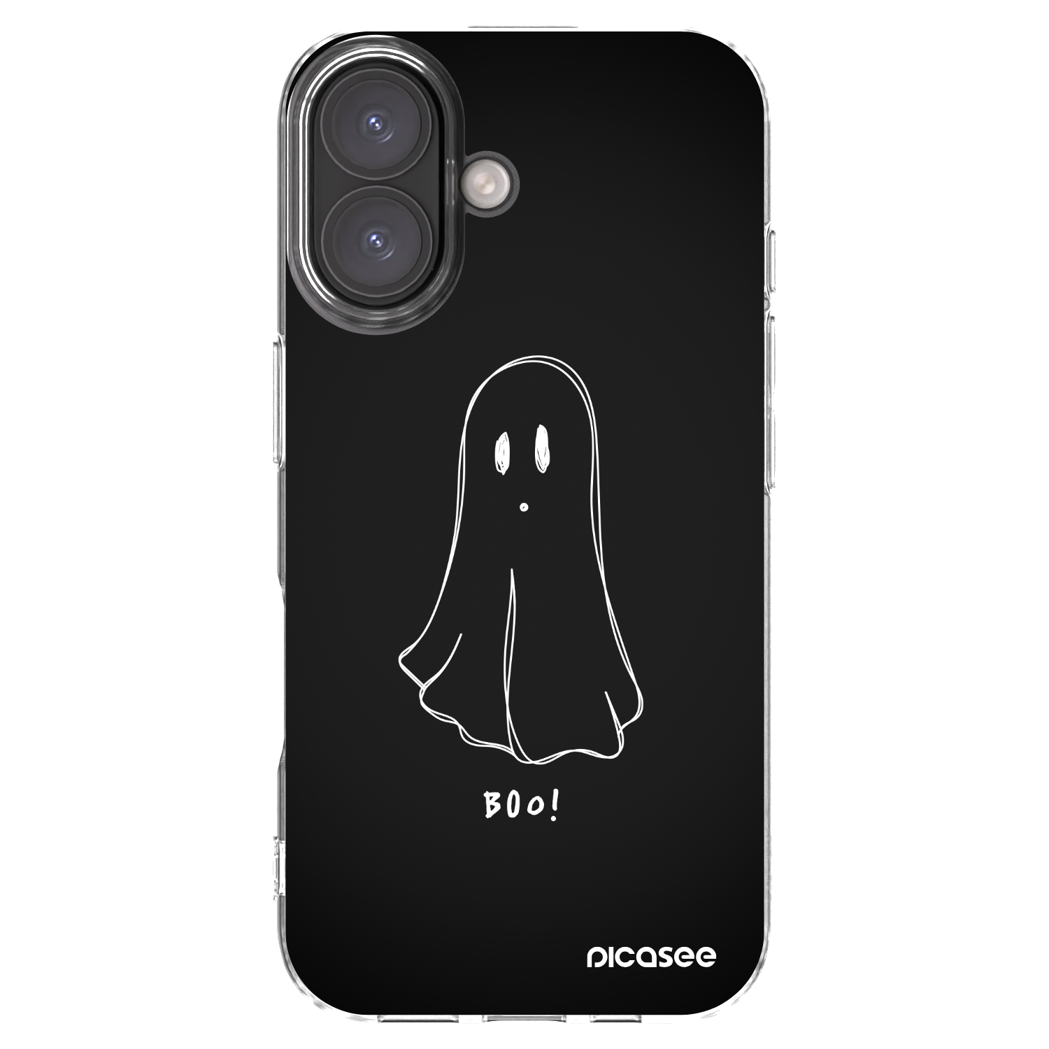 Picasee διαφανής θήκη σιλικόνης Apple iPhone 16 - Ghost 2