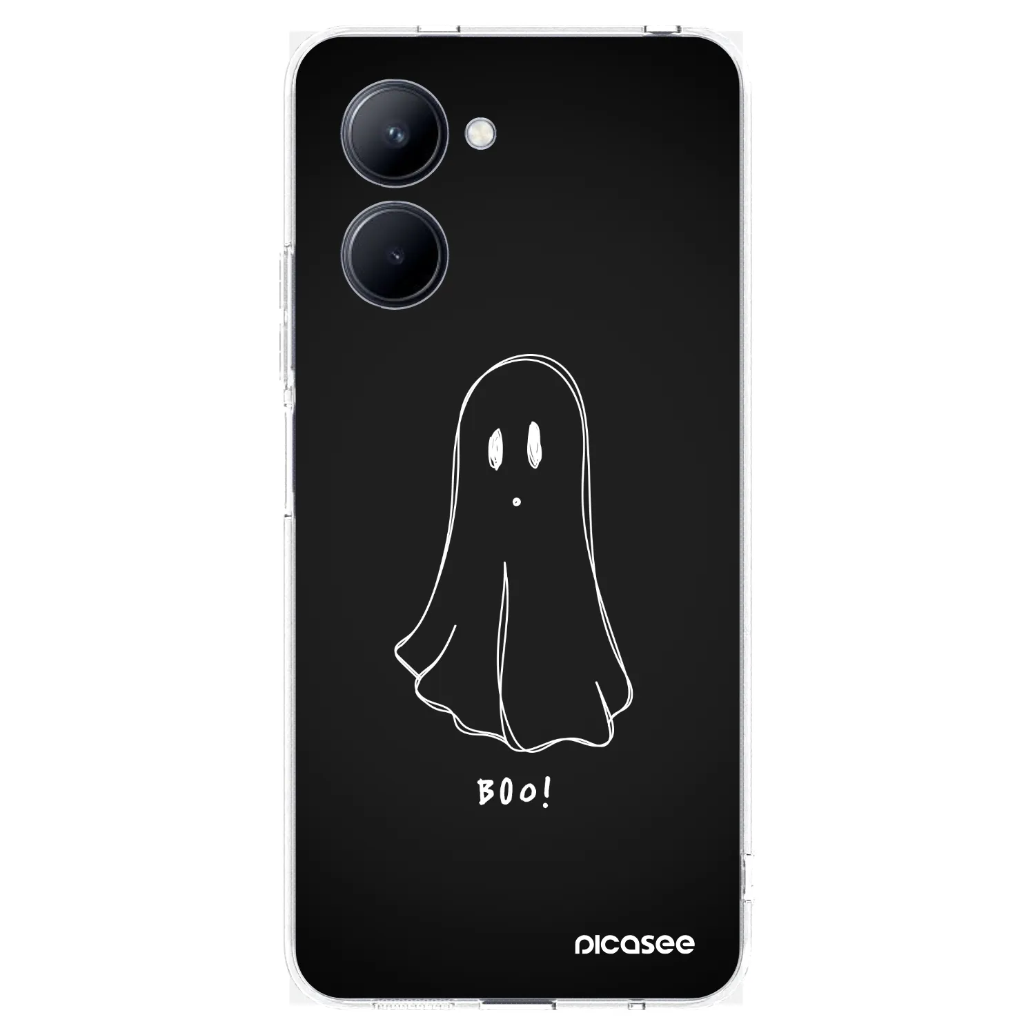 Picasee διαφανής θήκη σιλικόνης Realme C33 (2023) - Ghost 2