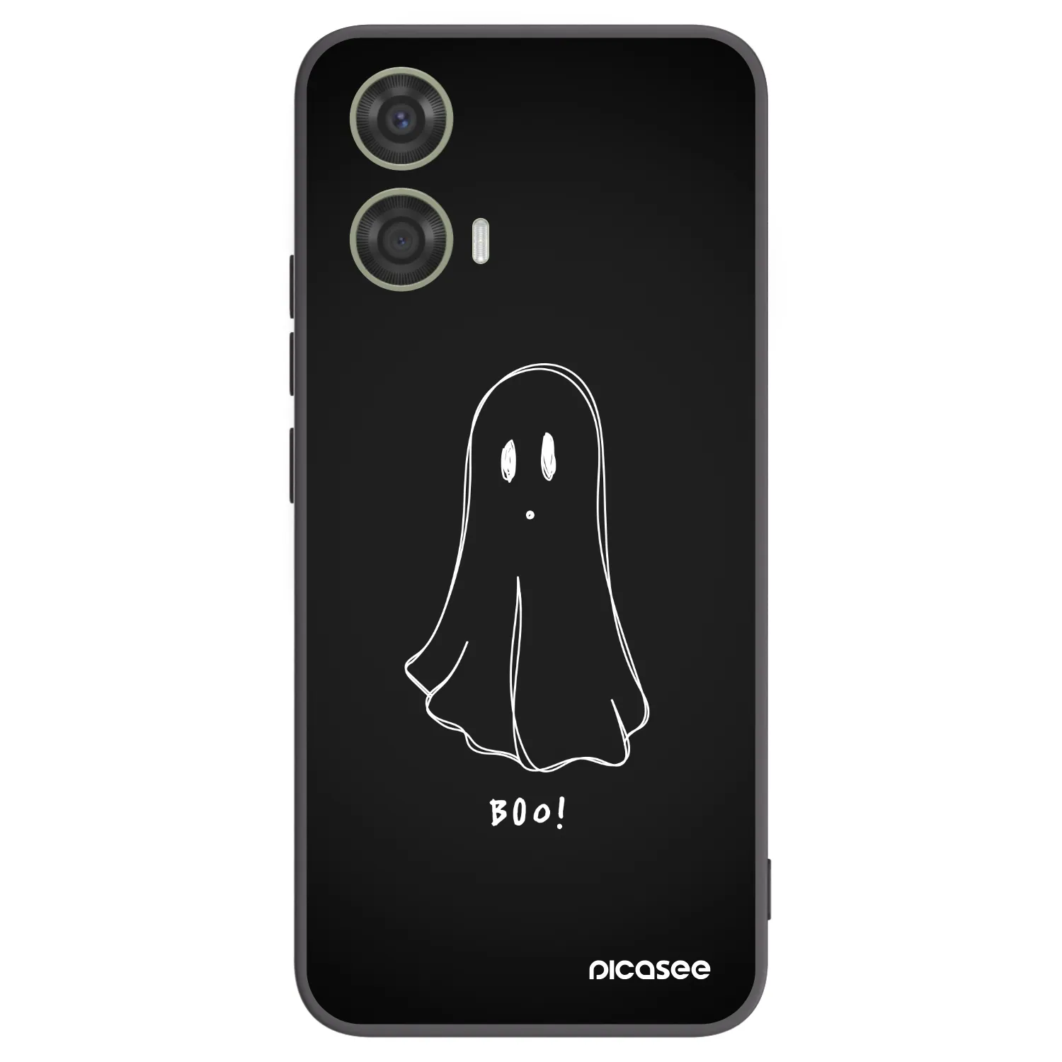Picasee Μαύρη θήκη σιλικόνης για Motorola Moto G24 - Ghost 2