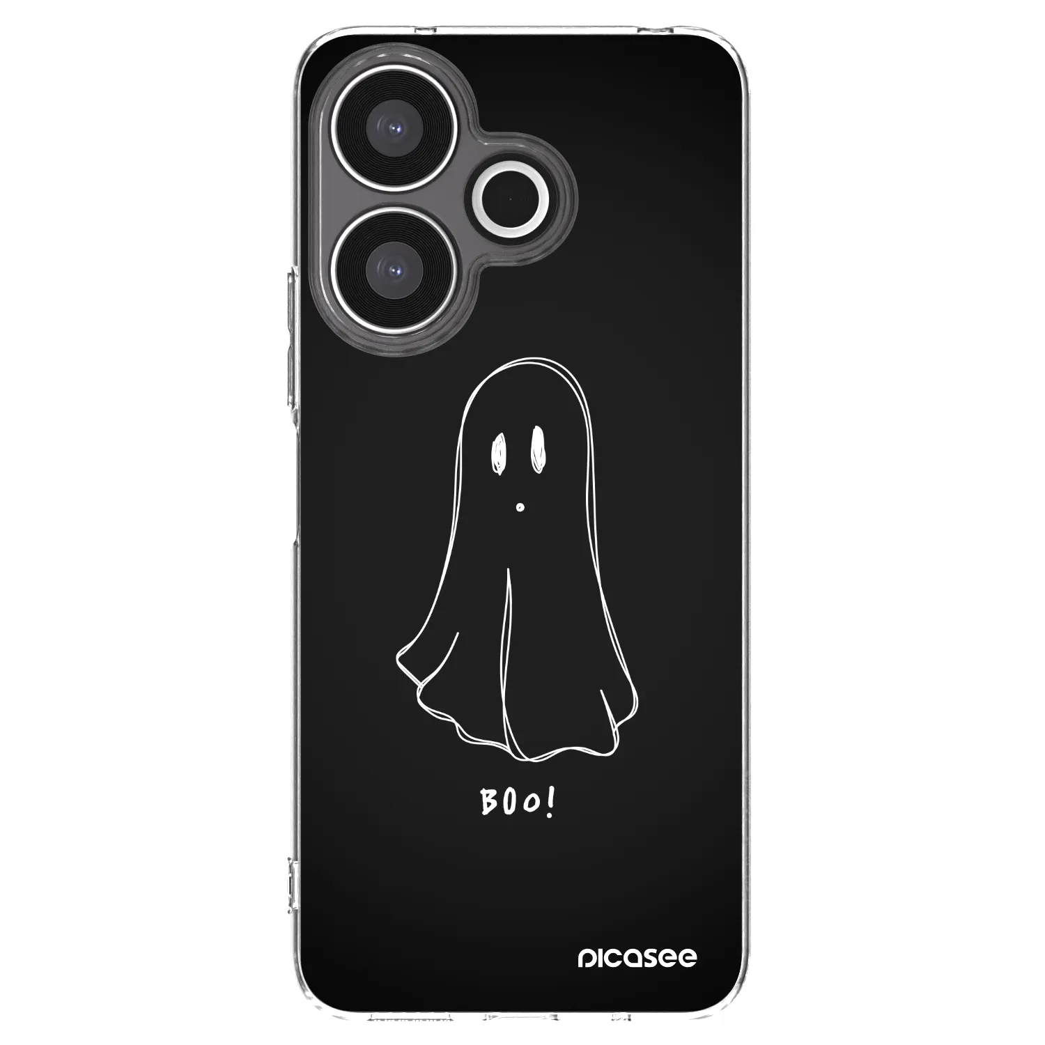 Picasee διαφανής θήκη σιλικόνης Xiaomi Redmi 13 4G - Ghost 2