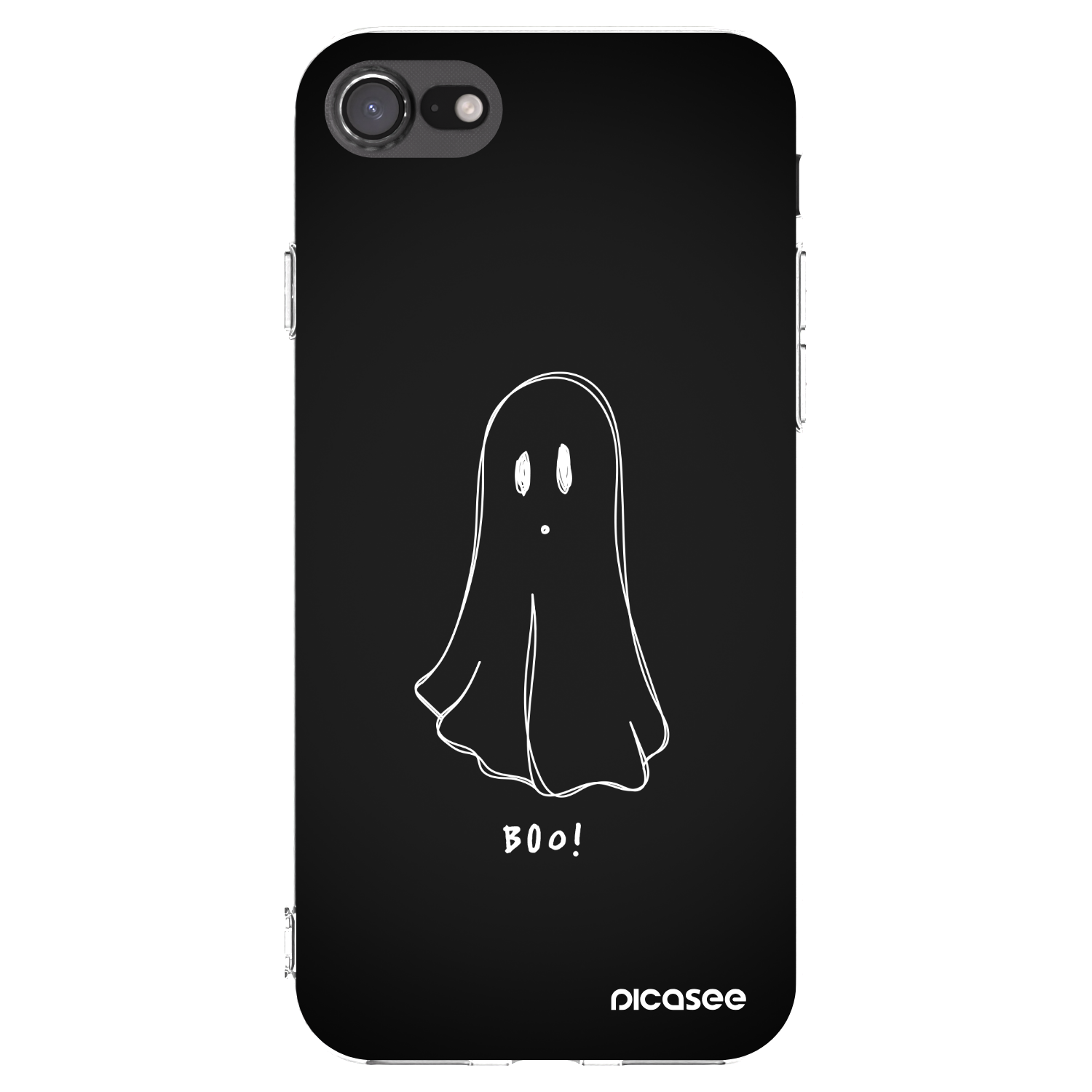 Picasee διαφανής θήκη σιλικόνης Apple iPhone 7 - Ghost 2