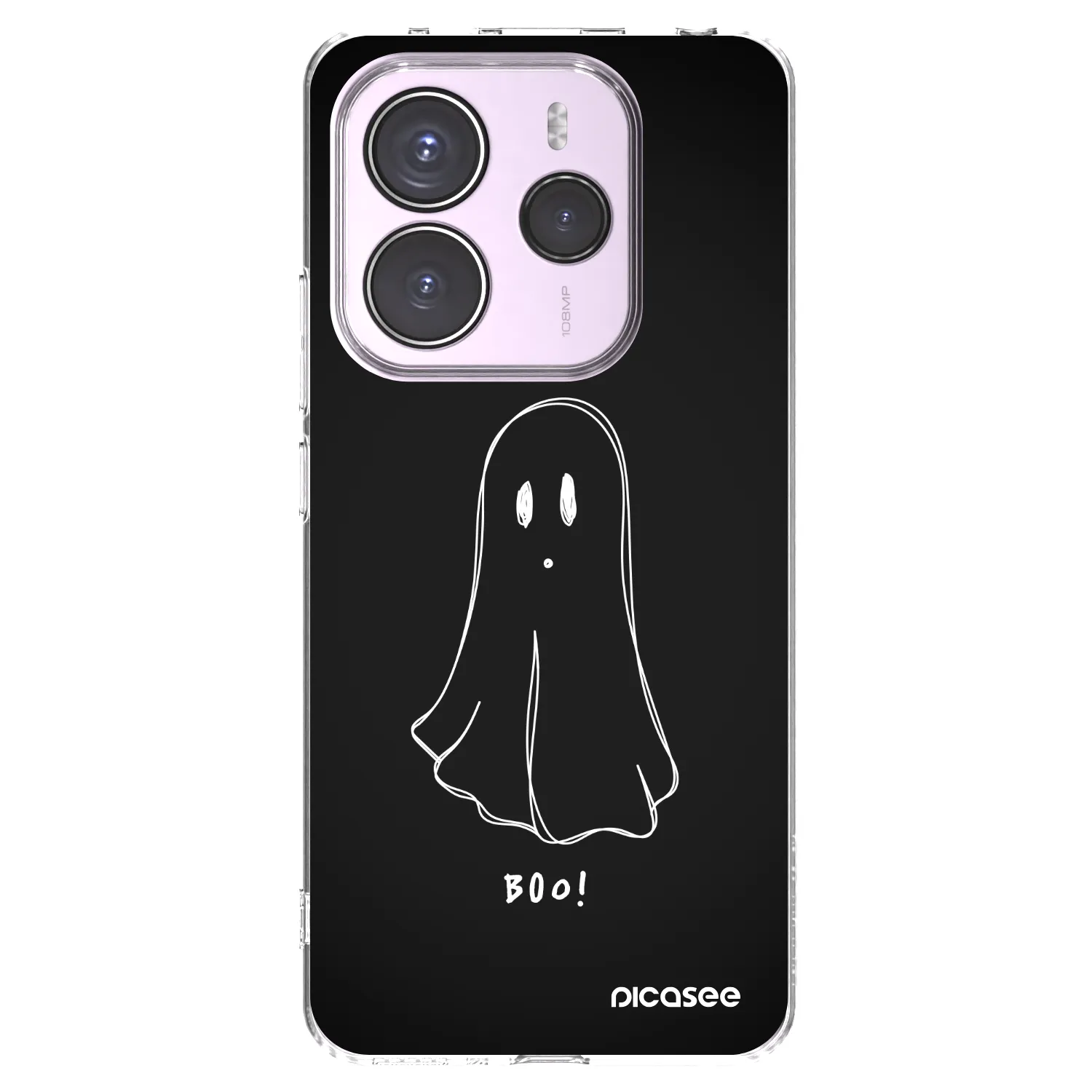 Picasee διαφανής θήκη σιλικόνης Xiaomi Redmi Note 14 5G - Ghost 2