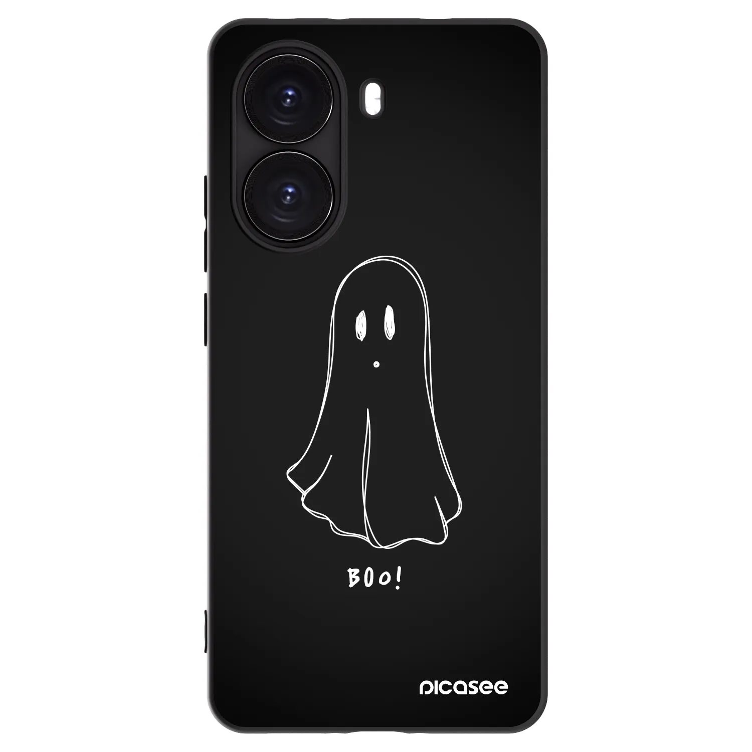 Picasee Μαύρη θήκη σιλικόνης για Xiaomi Poco X7 Pro 5G - Ghost 2