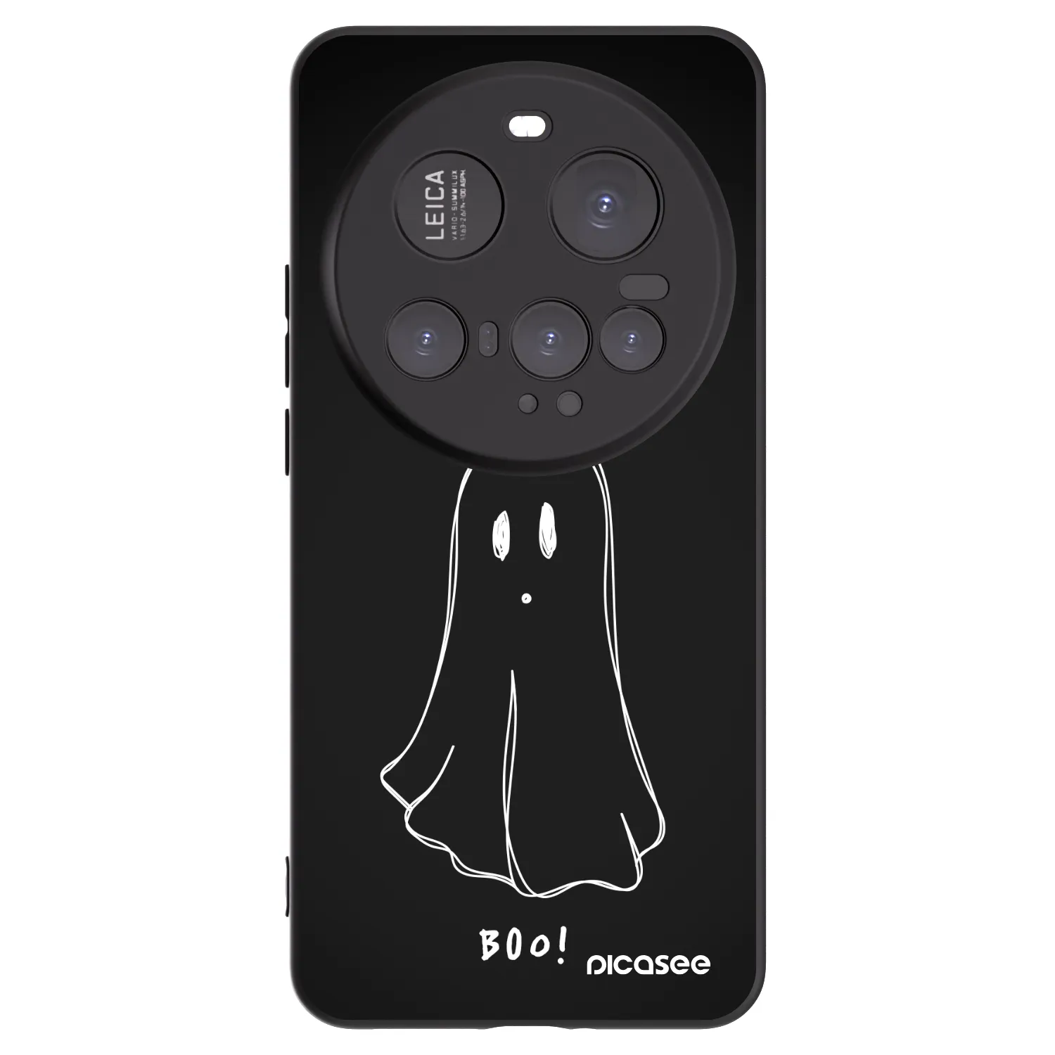 Picasee Μαύρη θήκη σιλικόνης για Xiaomi 15 Ultra - Ghost 2