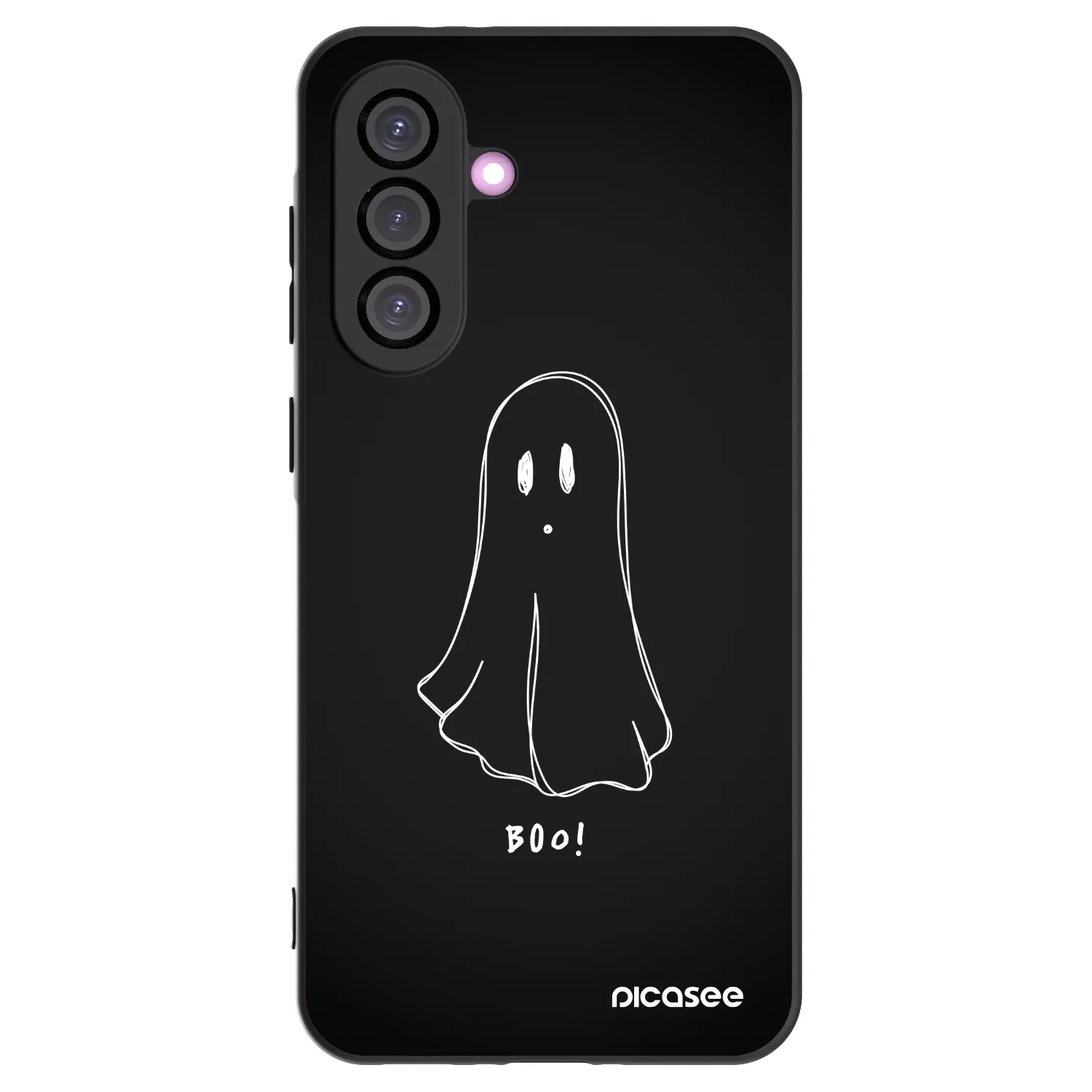 Picasee Μαύρη θήκη σιλικόνης για Samsung Galaxy A56 5G A566B - Ghost 2