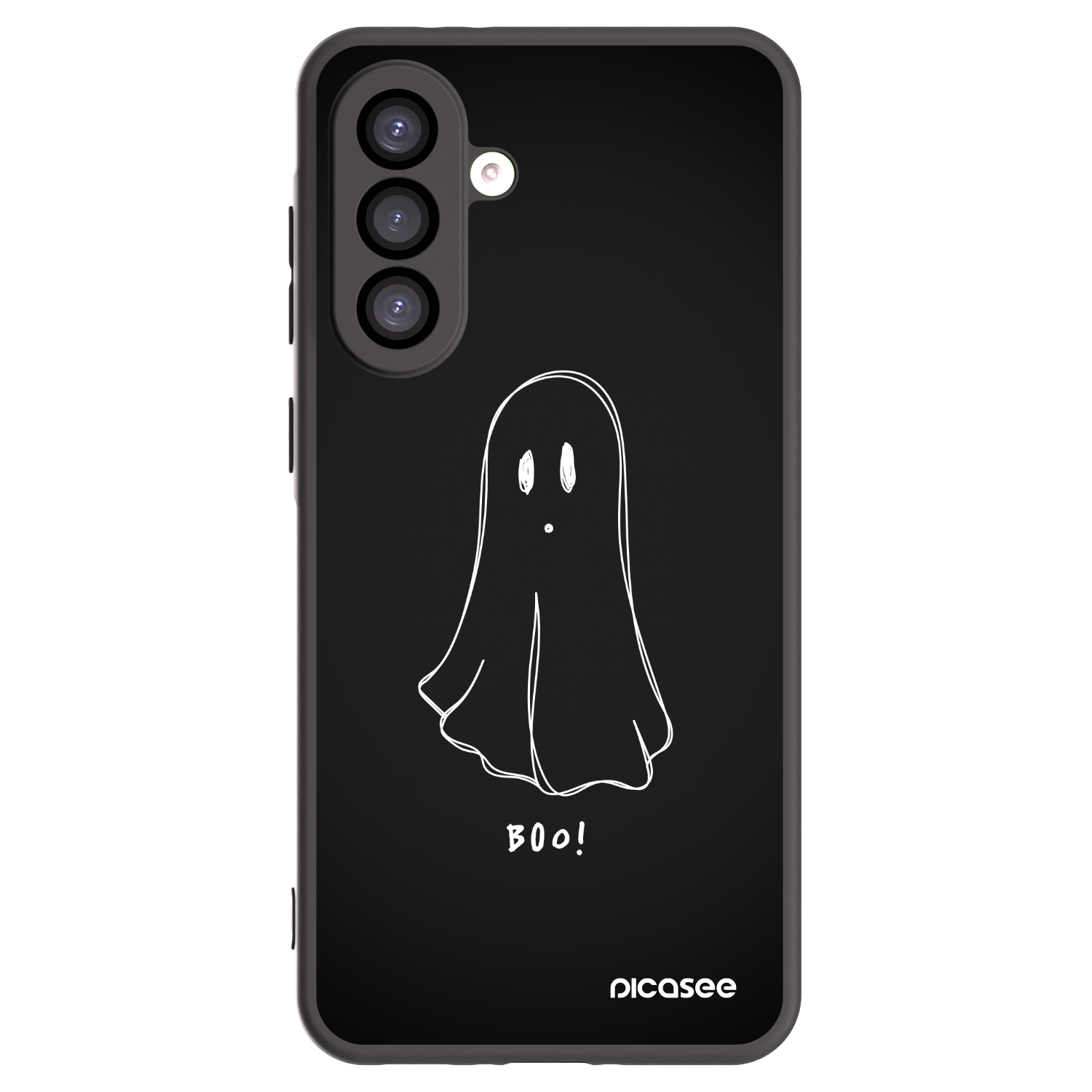 Picasee Μαύρη θήκη σιλικόνης για Samsung Galaxy A26 5G A266B - Ghost 2