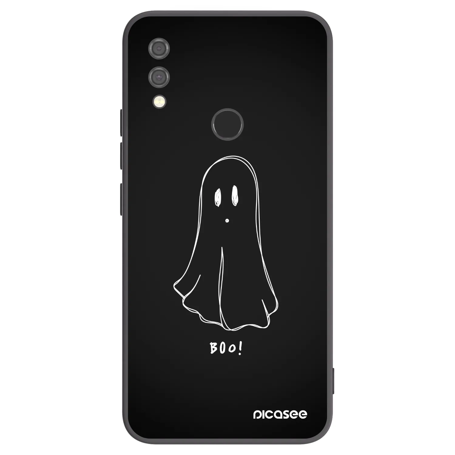 Picasee Μαύρη θήκη σιλικόνης για Xiaomi Redmi Note 7 - Ghost 2