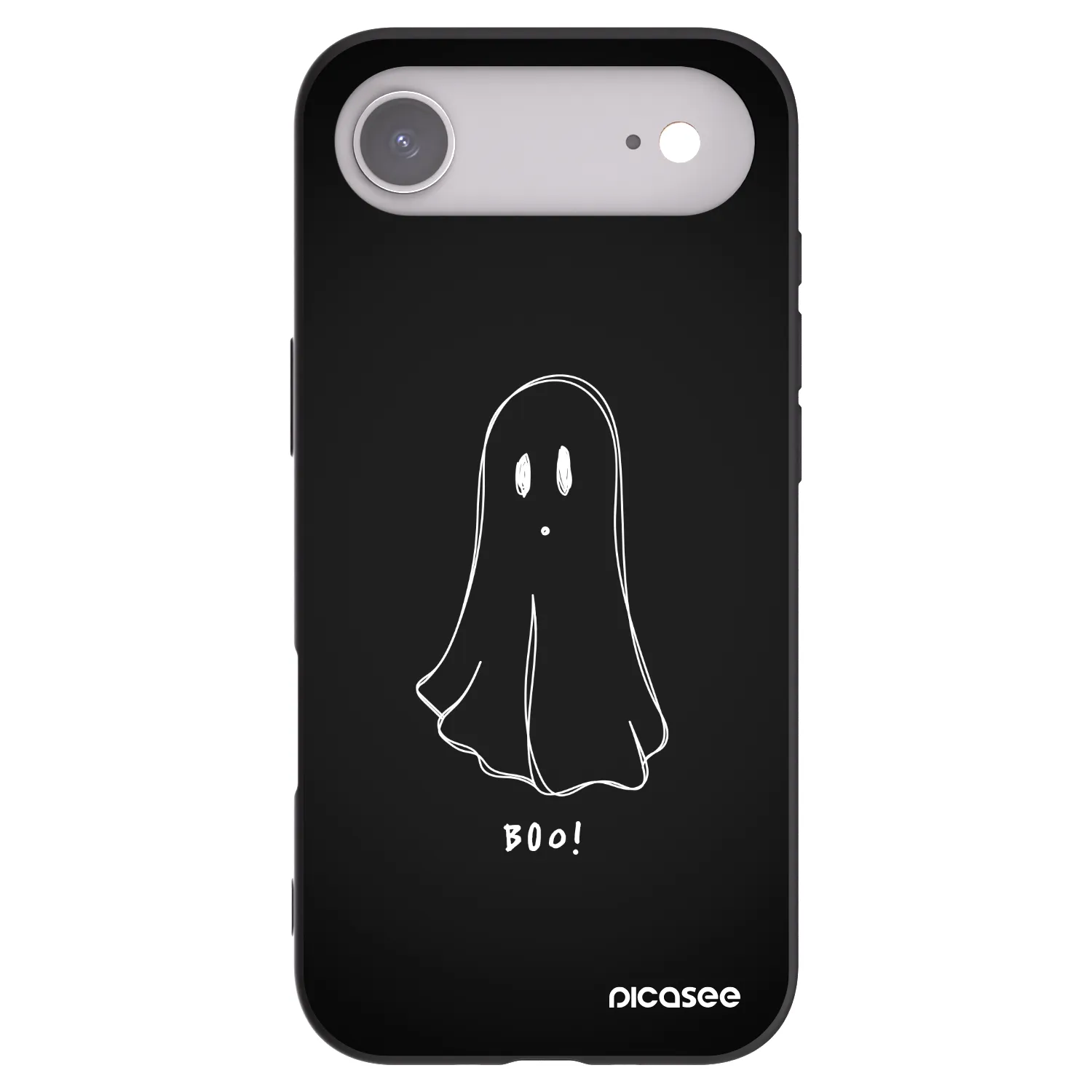 Picasee Μαύρη θήκη σιλικόνης για Apple iPhone Air - Ghost 2