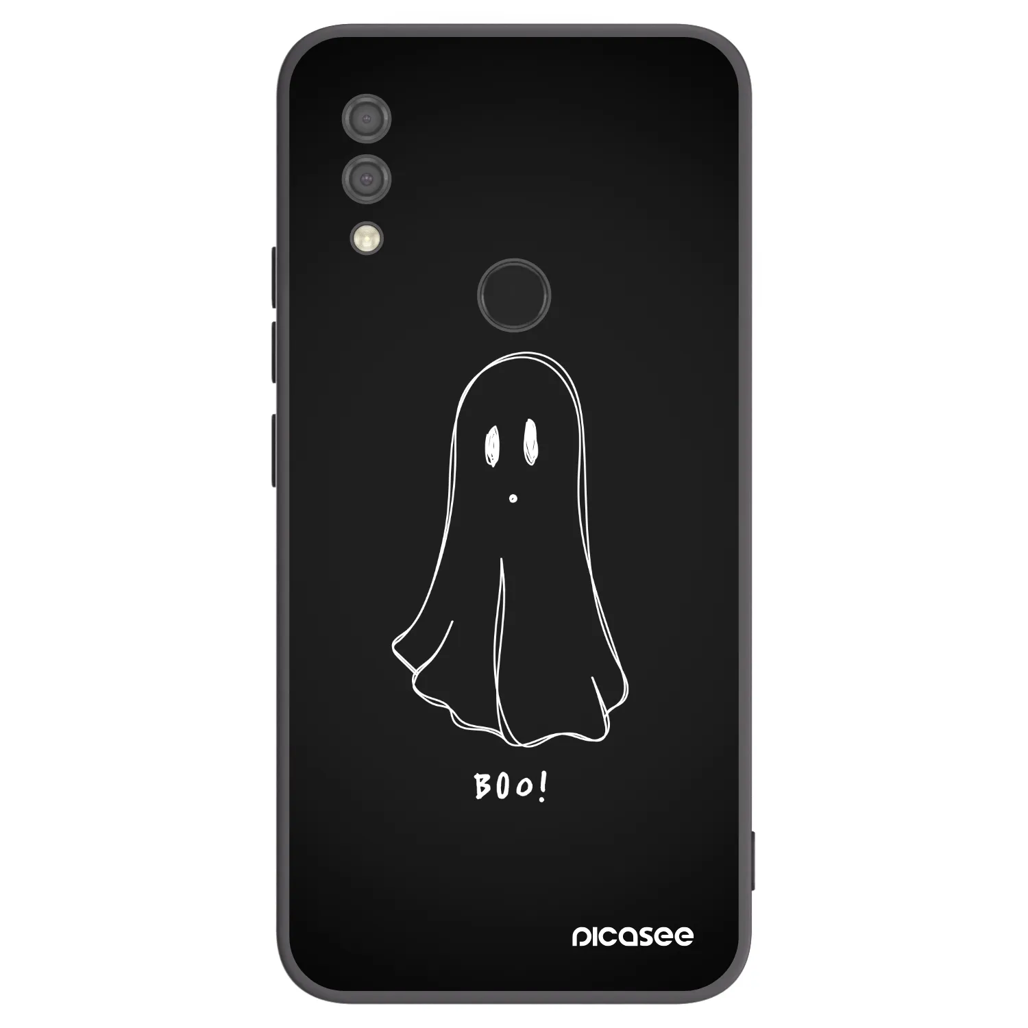 Picasee Μαύρη θήκη σιλικόνης για Xiaomi Redmi 7 - Ghost 2