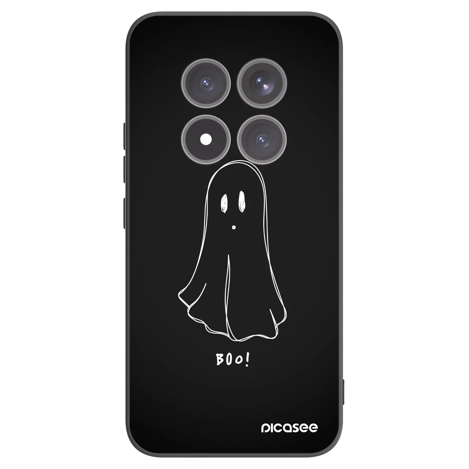 Picasee Μαύρη θήκη σιλικόνης για Xiaomi Redmi Note 15 Pro+ - Ghost 2