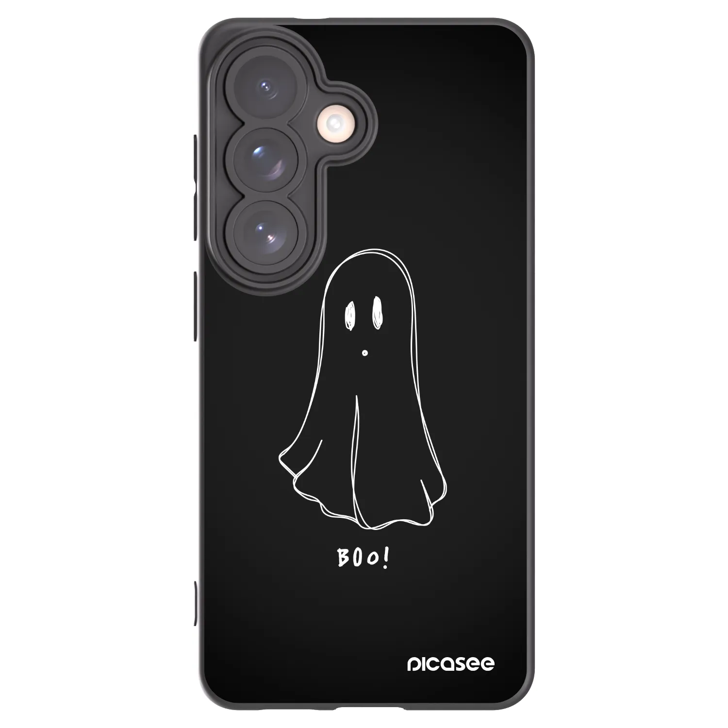 Picasee Μαύρη θήκη σιλικόνης για Samsung Galaxy S26 - Ghost 2
