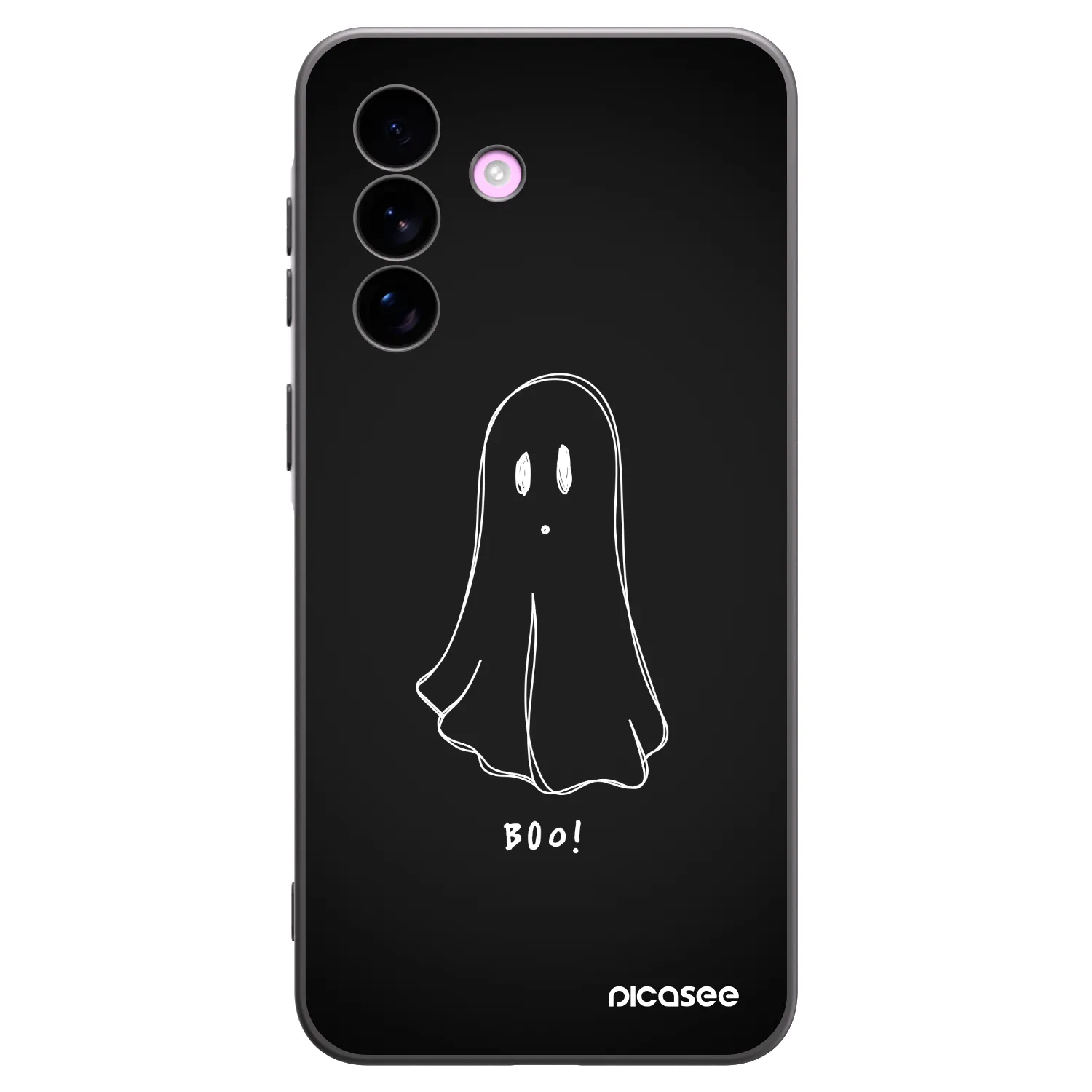 Picasee Μαύρη θήκη σιλικόνης για Samsung Galaxy A57 5G - Ghost 2