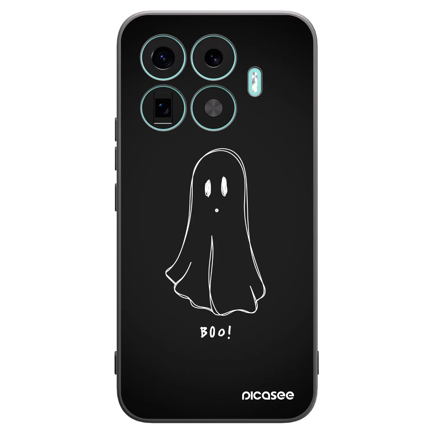 Picasee Μαύρη θήκη σιλικόνης για Xiaomi 17T Pro - Ghost 2