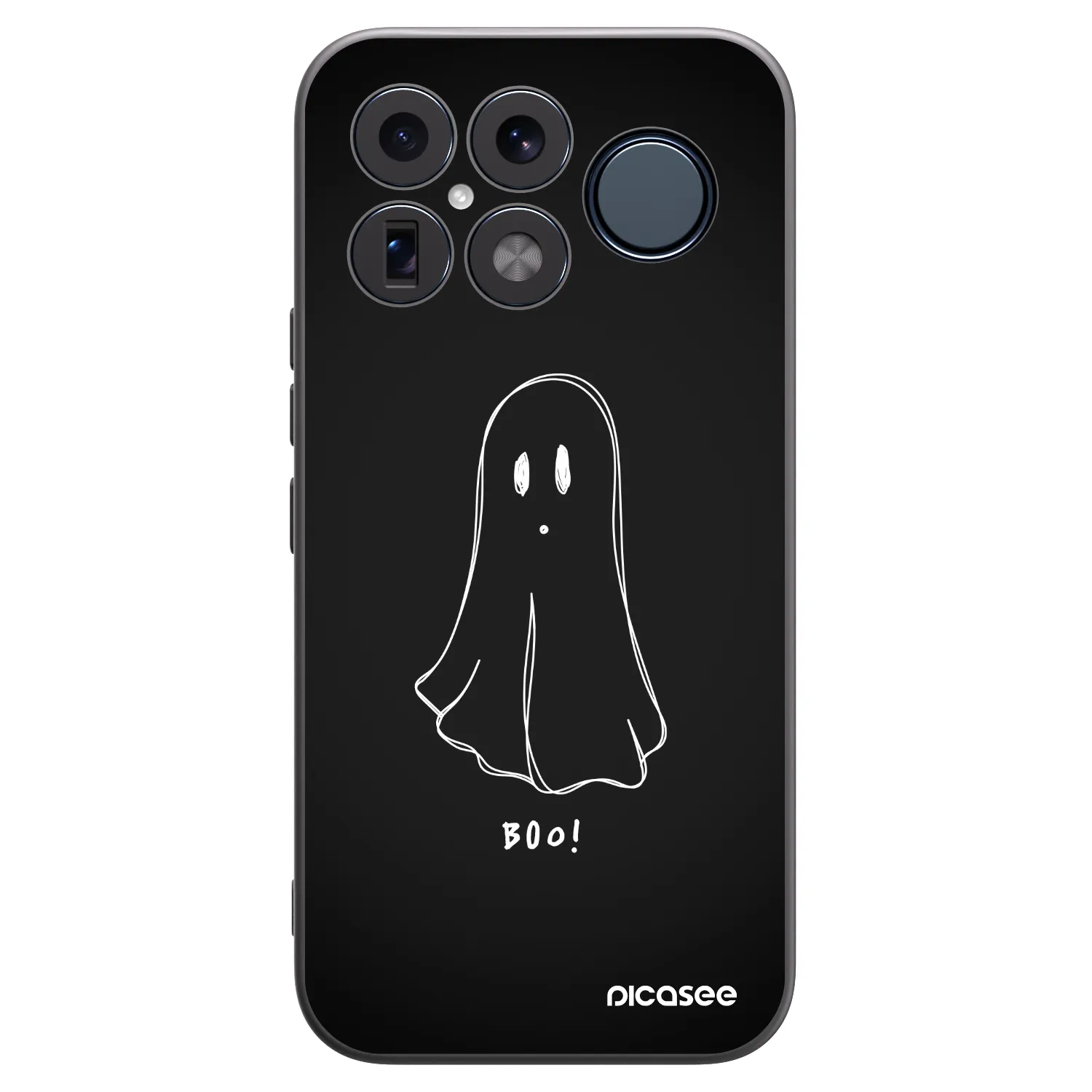 Picasee Μαύρη θήκη σιλικόνης για Xiaomi Poco F8 Ultra - Ghost 2