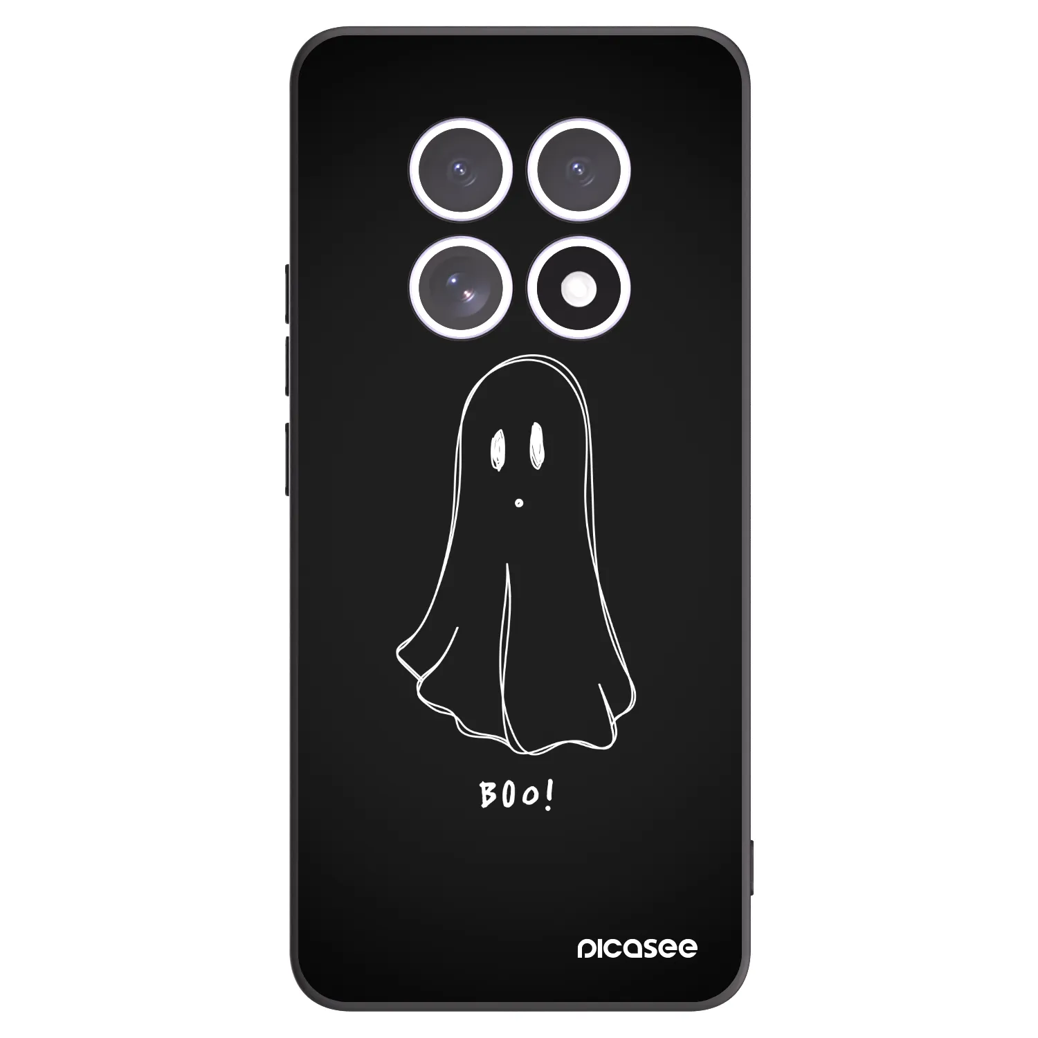 Picasee Μαύρη θήκη σιλικόνης για Xiaomi Redmi Note 15 5G - Ghost 2