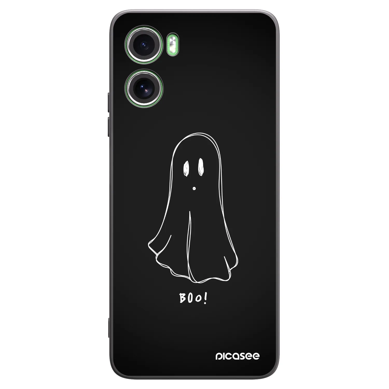 Picasee Μαύρη θήκη σιλικόνης για Motorola Moto G06 - Ghost 2