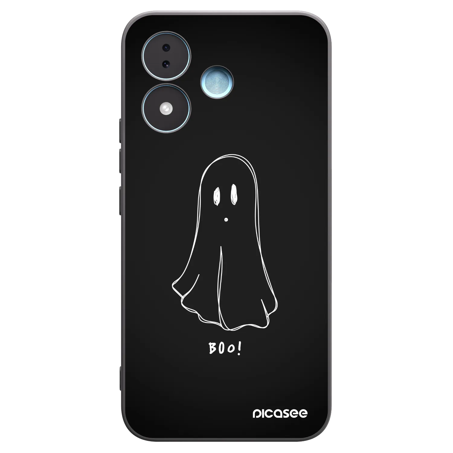 Picasee Μαύρη θήκη σιλικόνης για Xiaomi Redmi Note 17 5G - Ghost 2