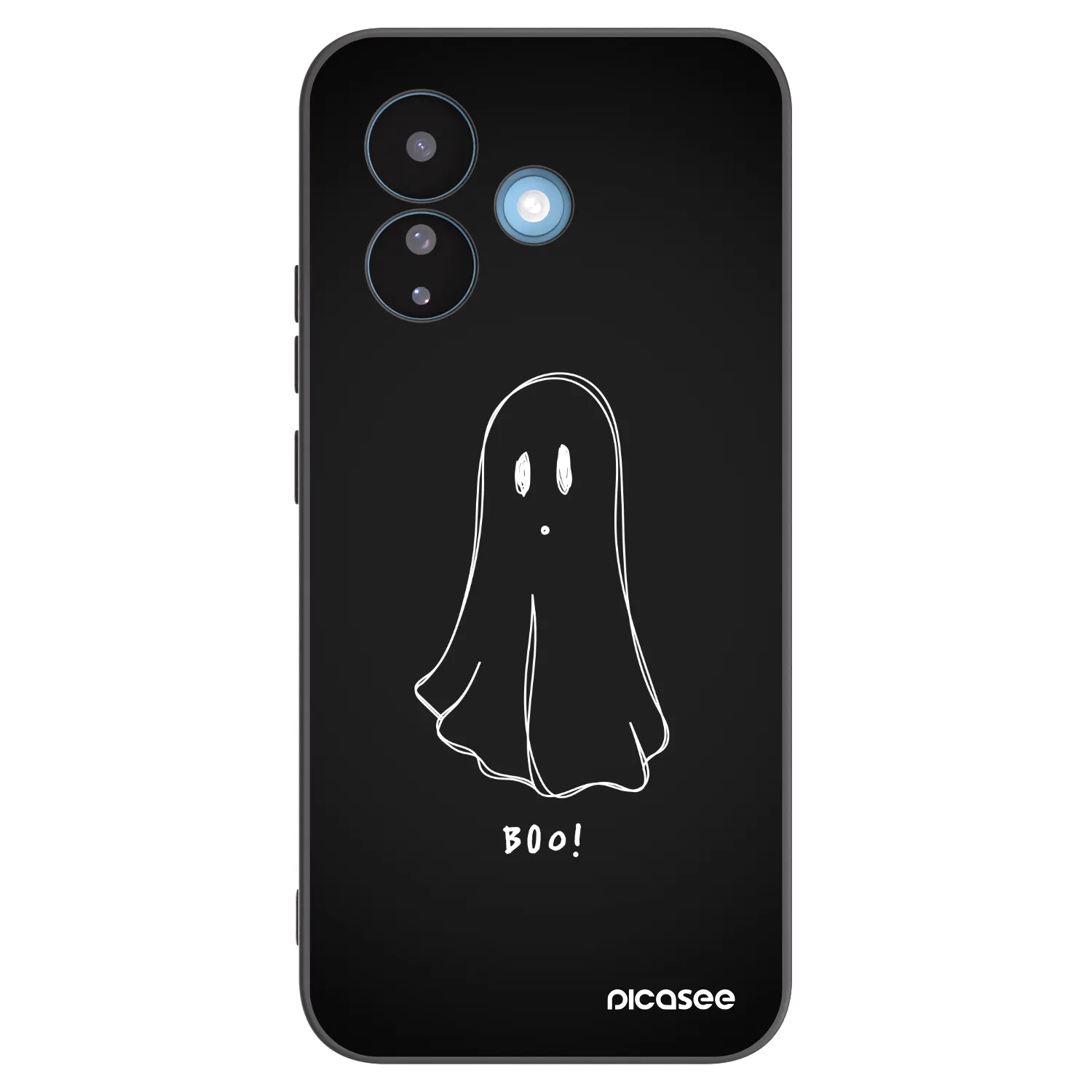 Picasee Μαύρη θήκη σιλικόνης για Xiaomi Redmi Note 17 Pro 5G - Ghost 2