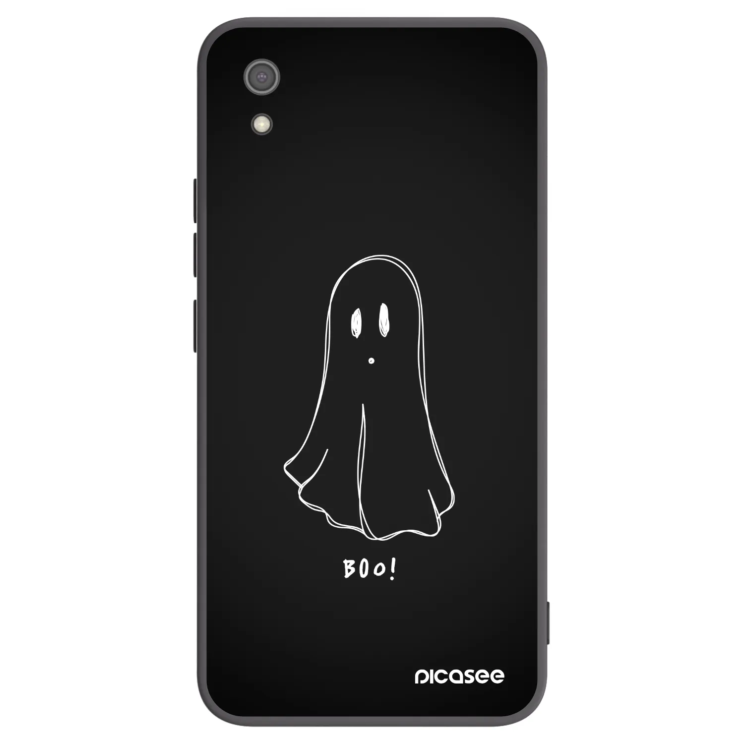 Picasee Μαύρη θήκη σιλικόνης για Xiaomi Redmi 7A - Ghost 2