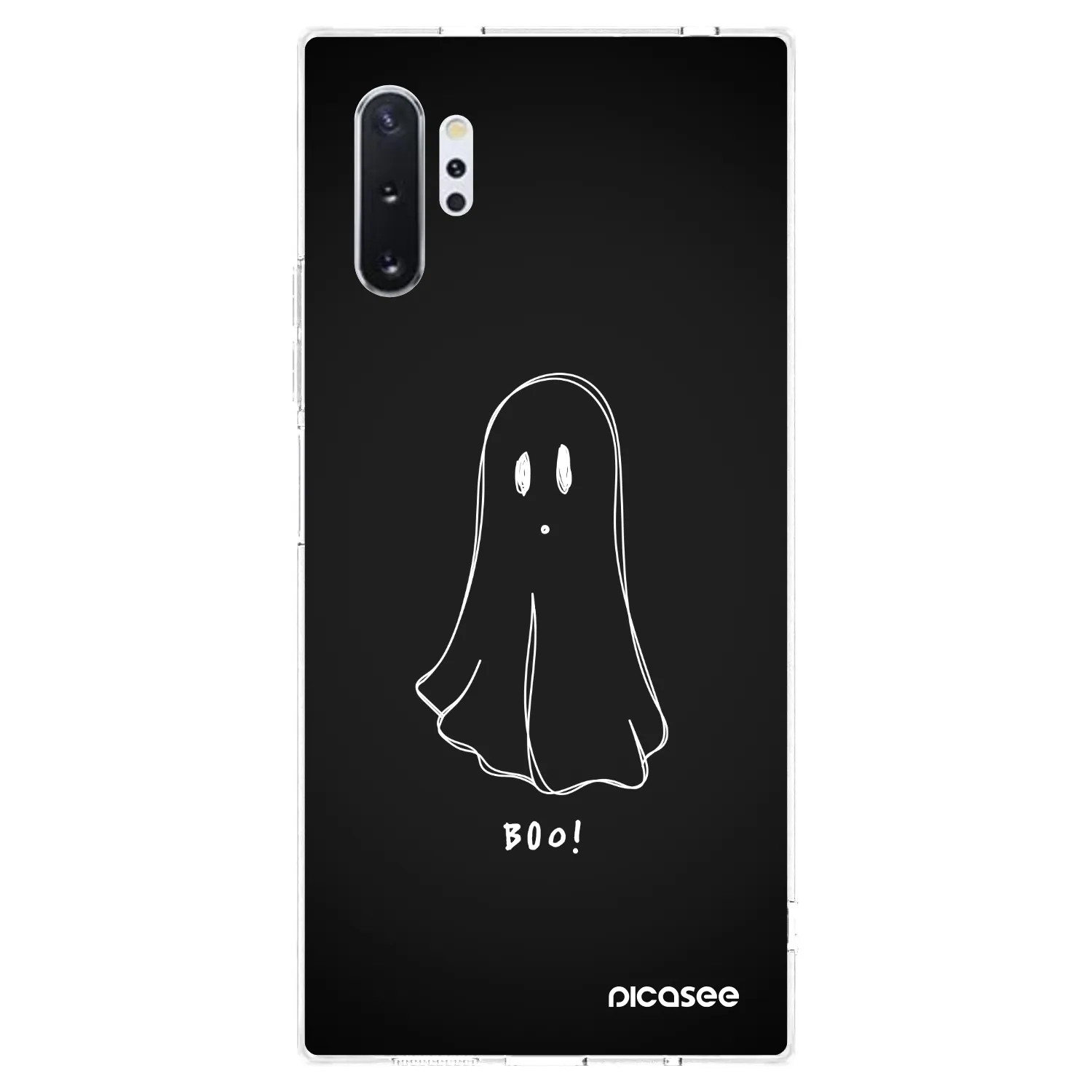 Picasee διαφανής θήκη σιλικόνης Samsung Galaxy Note 10+ N975F - Ghost 2