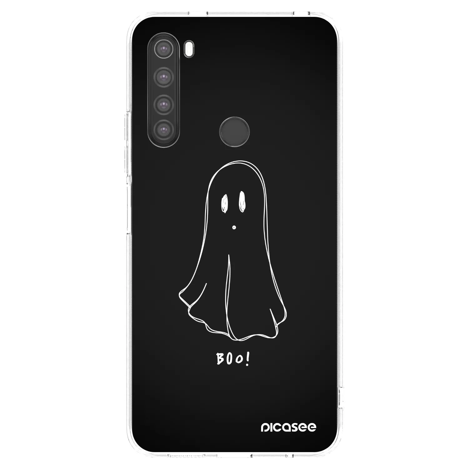 Picasee διαφανής θήκη σιλικόνης Xiaomi Redmi Note 8 - Ghost 2