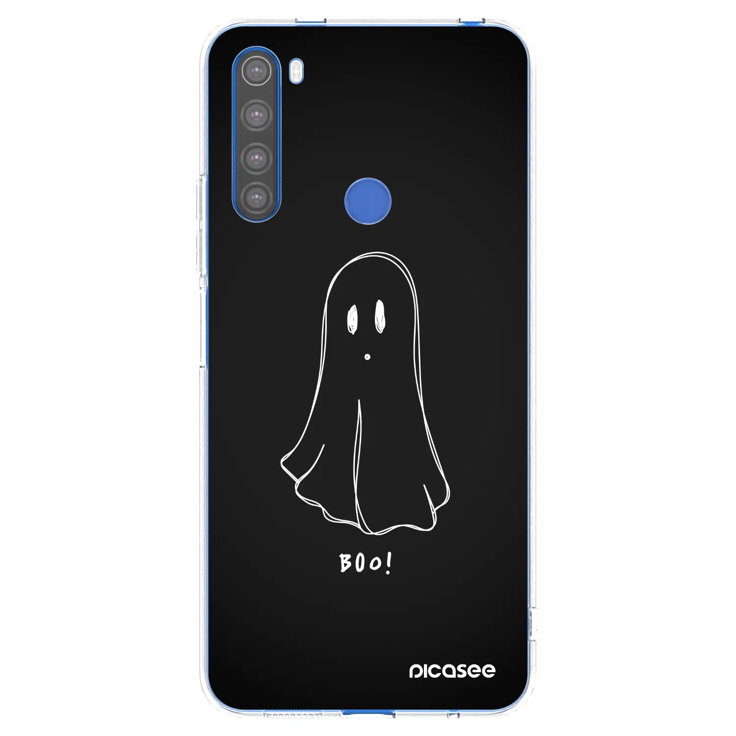 Picasee διαφανής θήκη σιλικόνης Xiaomi Redmi Note 8T - Ghost 2