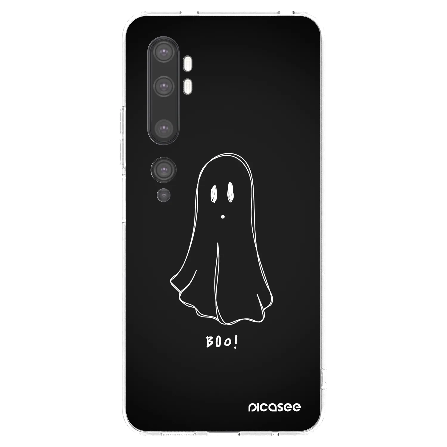 Picasee διαφανής θήκη σιλικόνης Xiaomi Mi Note 10 (Pro) - Ghost 2
