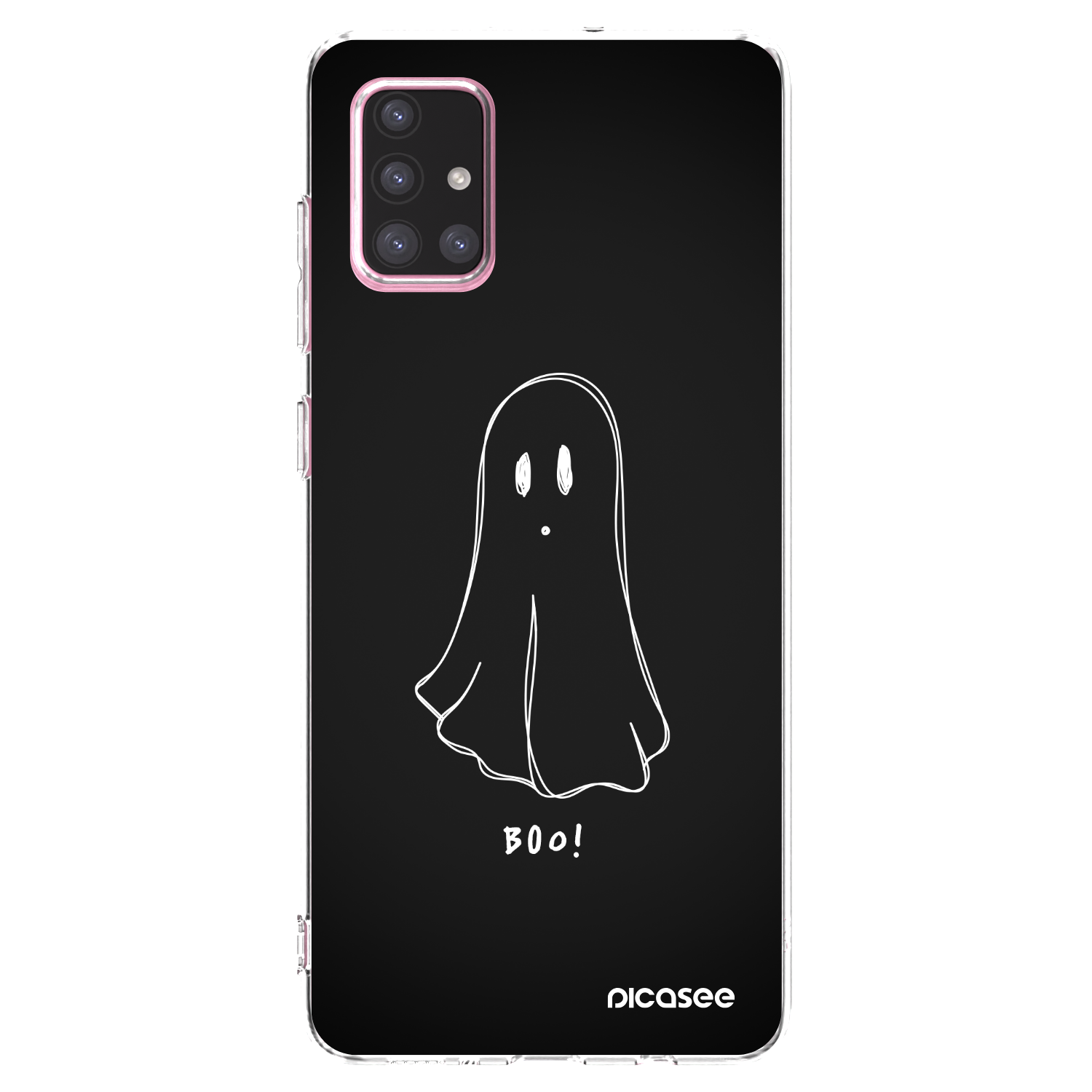 Picasee διαφανής θήκη σιλικόνης Samsung Galaxy A71 A715F - Ghost 2