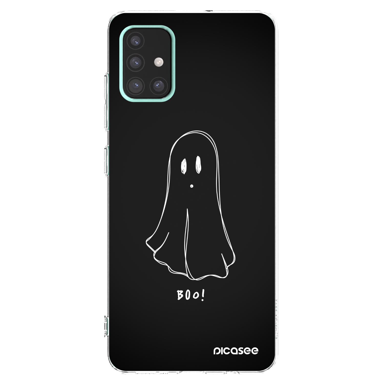 Picasee διαφανής θήκη σιλικόνης Samsung Galaxy A51 A515F - Ghost 2