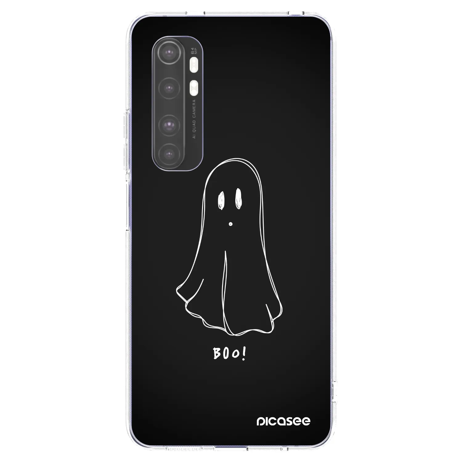 Picasee διαφανής θήκη σιλικόνης Xiaomi Mi Note 10 Lite - Ghost 2