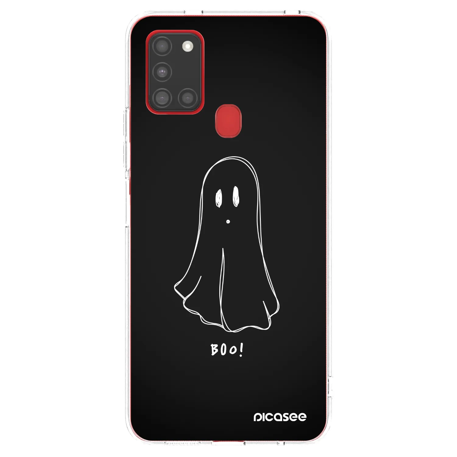 Picasee διαφανής θήκη σιλικόνης Samsung Galaxy A21s - Ghost 2