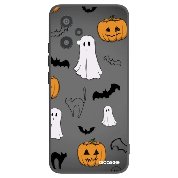 Picasee Μαύρη θήκη σιλικόνης για Realme 9 Pro 5G - Spooky crew