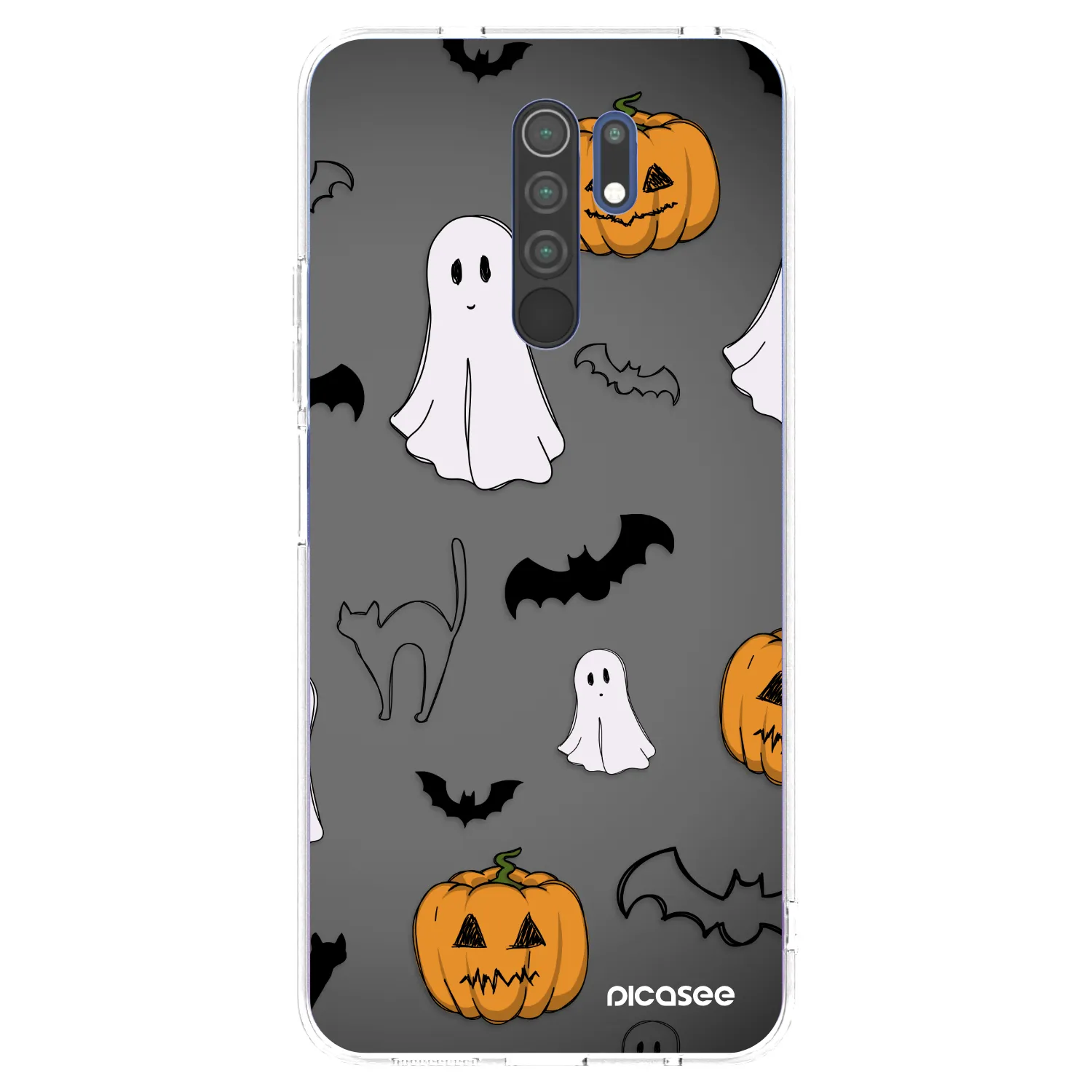 Picasee διαφανής θήκη σιλικόνης Xiaomi Redmi 9 - Spooky crew
