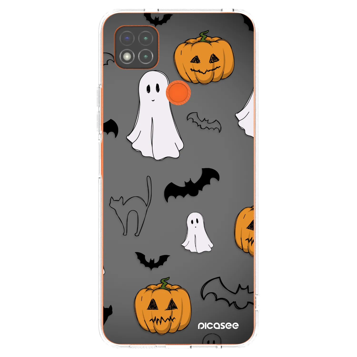 Picasee διαφανής θήκη σιλικόνης Xiaomi Redmi 9C - Spooky crew