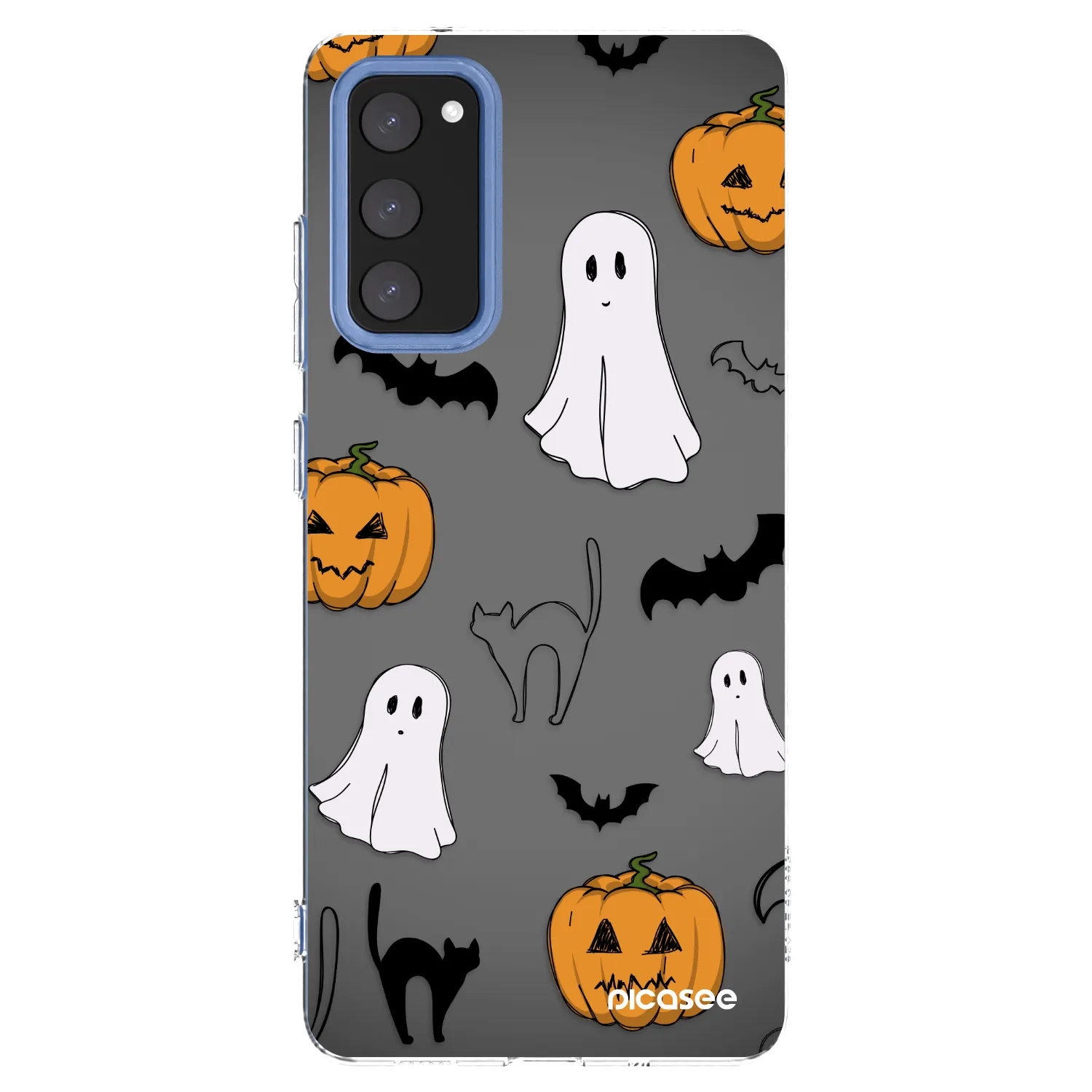 Picasee διαφανής θήκη σιλικόνης Samsung Galaxy S20 FE - Spooky crew