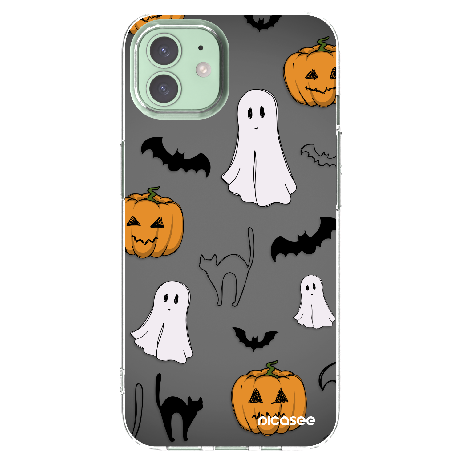 Picasee διαφανής θήκη σιλικόνης Apple iPhone 12 Pro - Spooky crew
