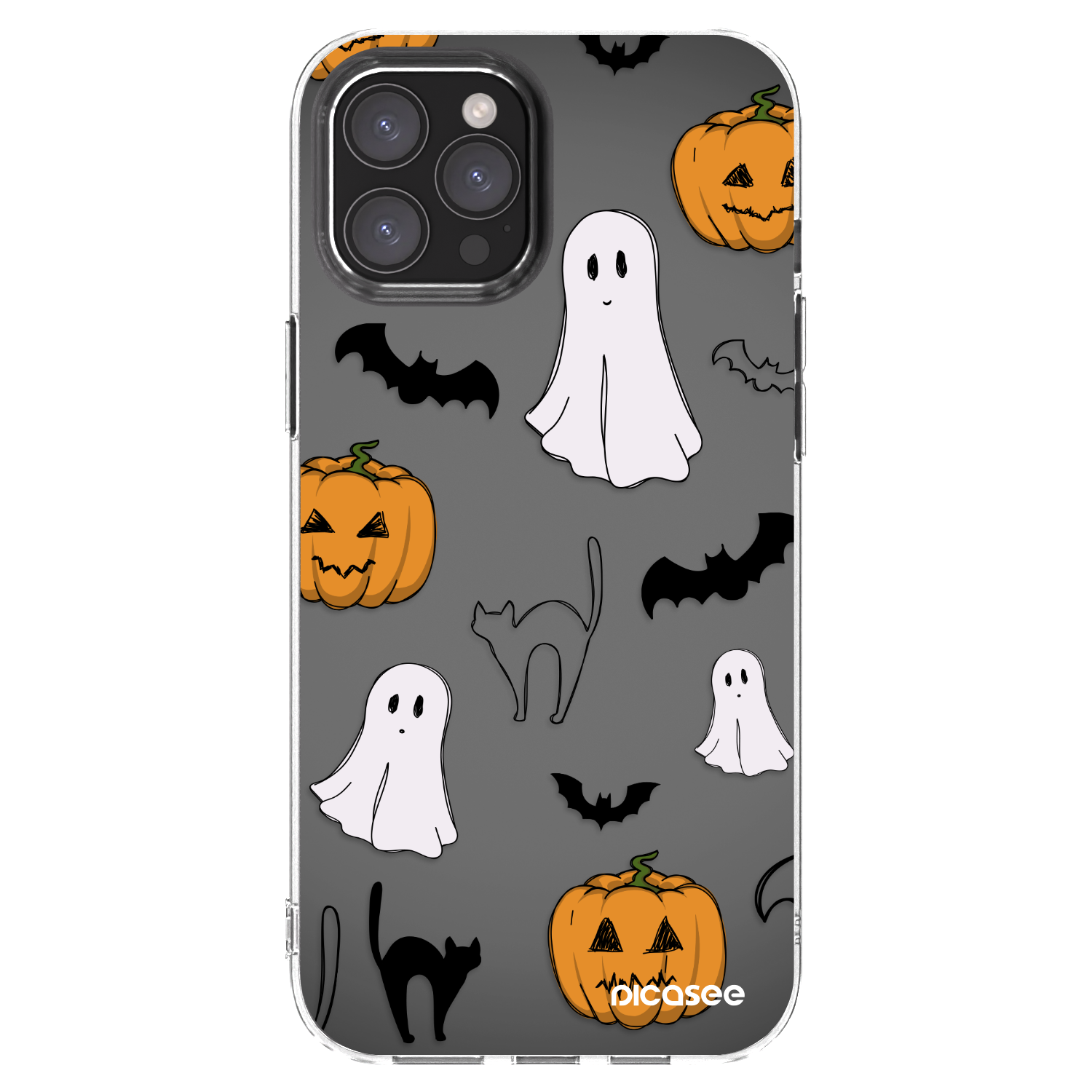 Picasee διαφανής θήκη σιλικόνης Apple iPhone 12 Pro Max - Spooky crew