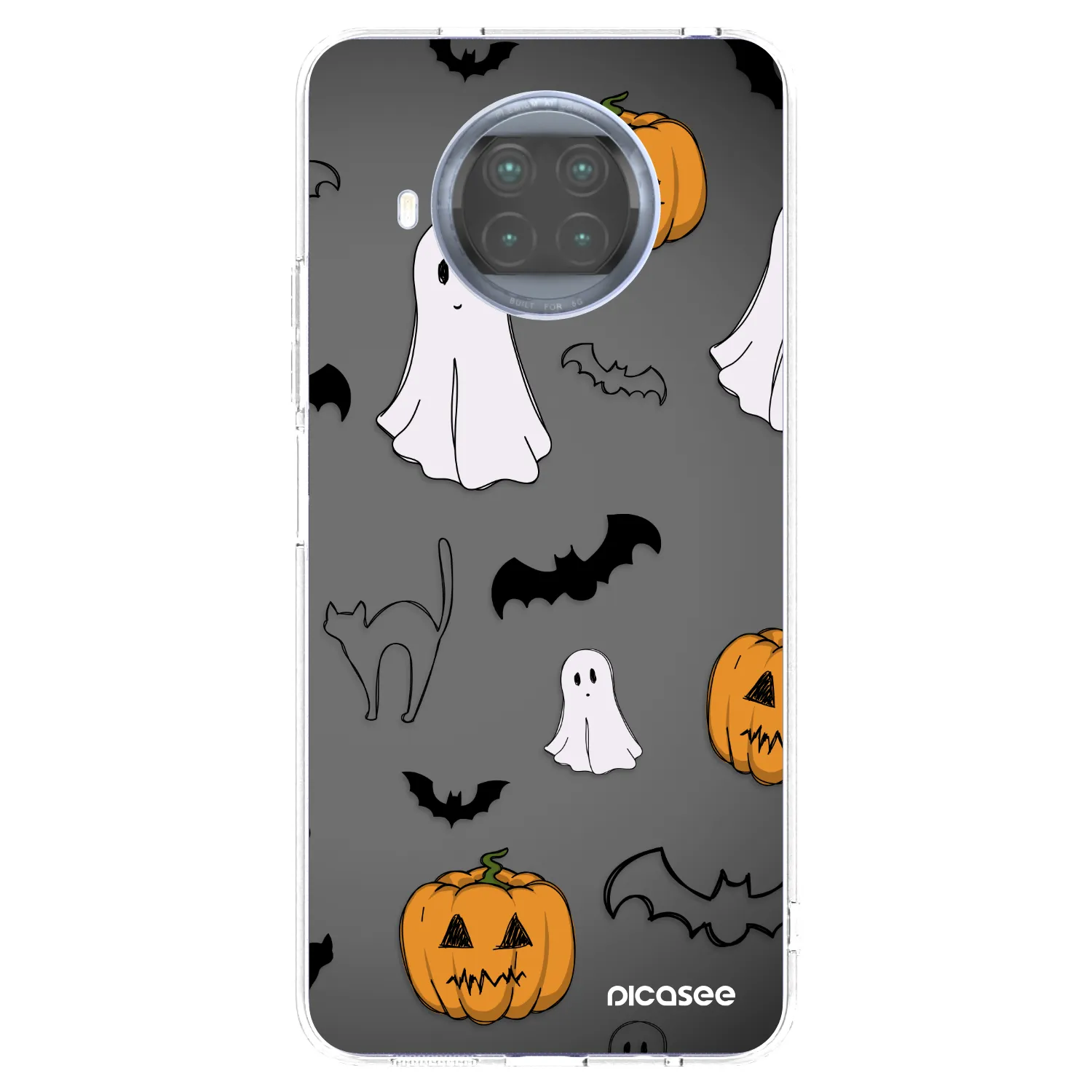 Picasee διαφανής θήκη σιλικόνης Xiaomi Mi 10T Lite - Spooky crew