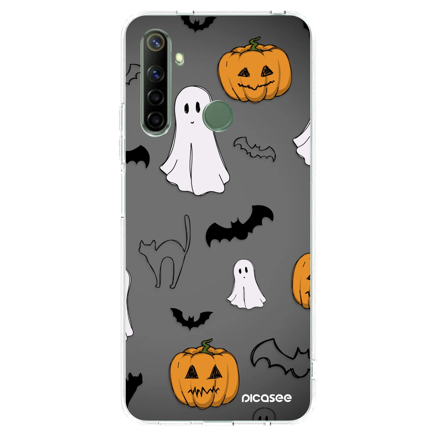 Picasee διαφανής θήκη σιλικόνης Realme 6i - Spooky crew