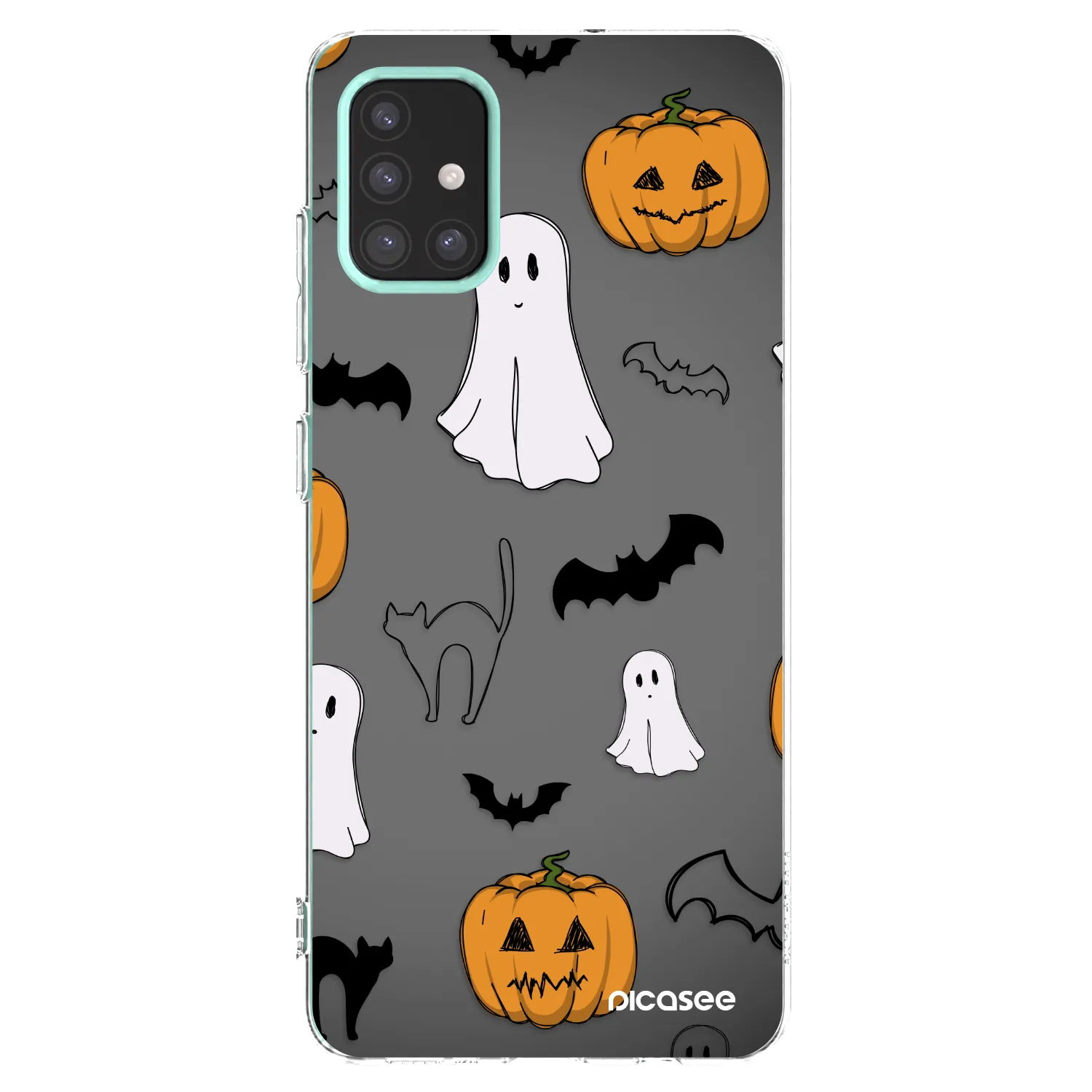 Picasee διαφανής θήκη σιλικόνης Samsung Galaxy M31s - Spooky crew
