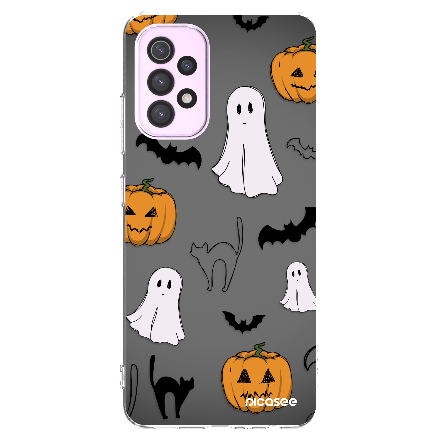 Picasee διαφανής θήκη σιλικόνης Samsung Galaxy A32 5G A326B - Spooky crew