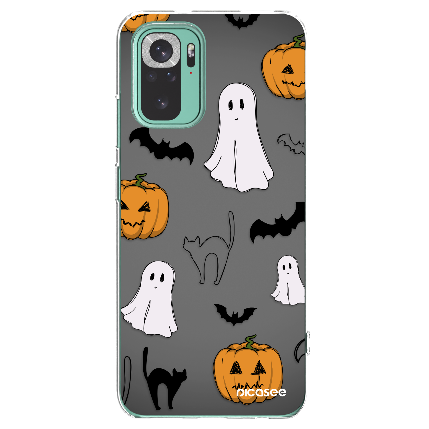 Picasee διαφανής θήκη σιλικόνης Xiaomi Redmi Note 10 Pro - Spooky crew