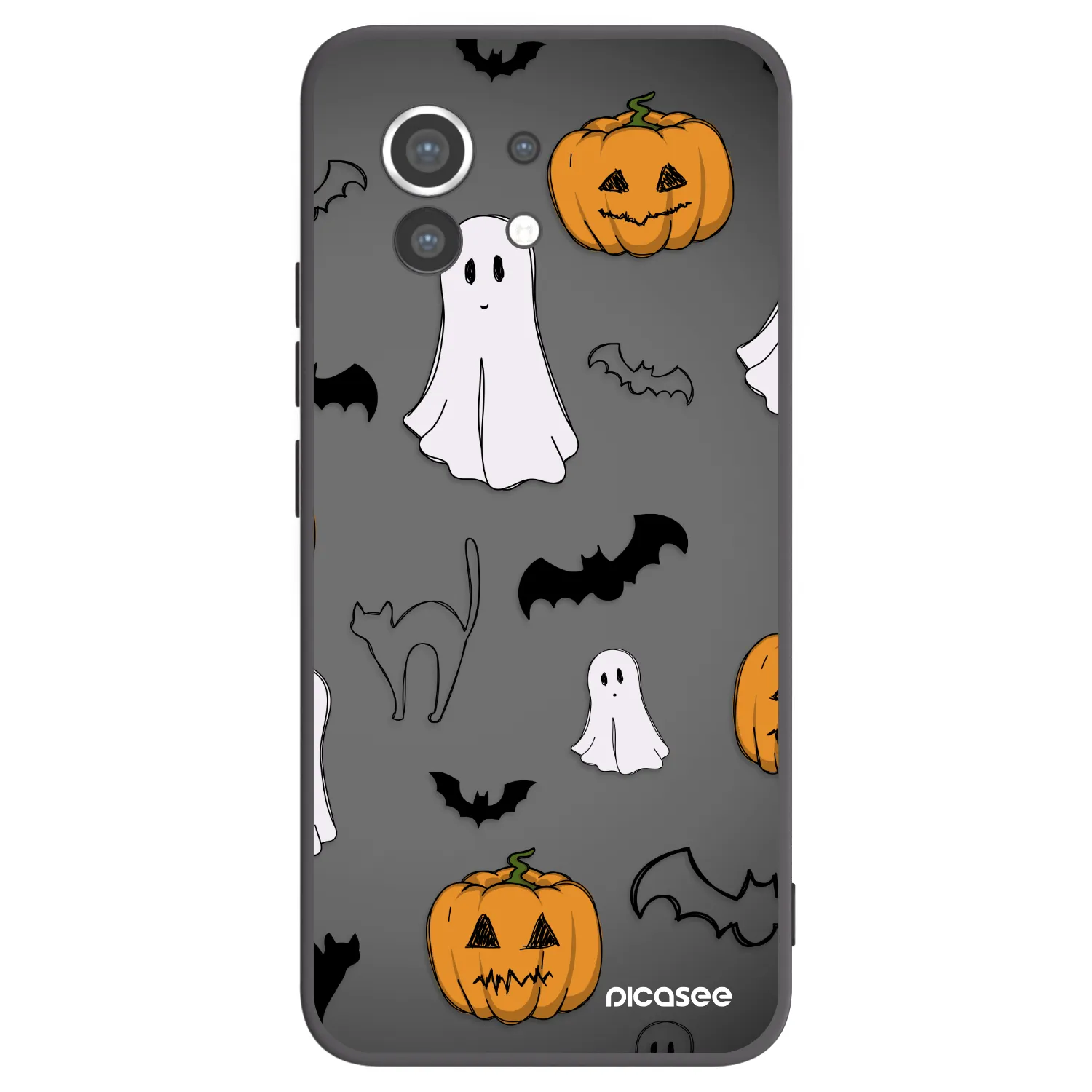 Picasee Μαύρη θήκη σιλικόνης για Xiaomi Mi 11 - Spooky crew