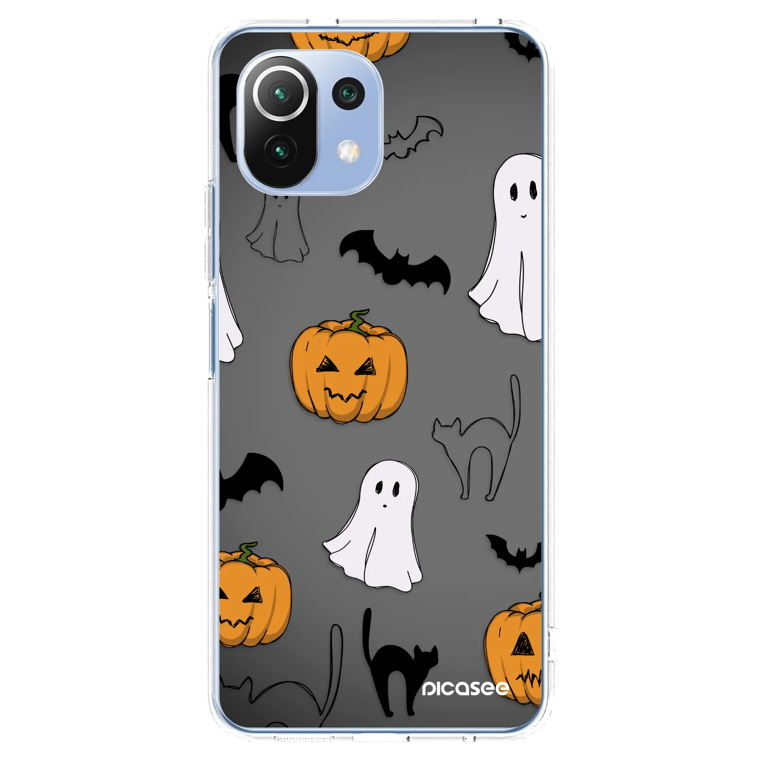Picasee διαφανής θήκη σιλικόνης Xiaomi Mi 11 Lite - Spooky crew