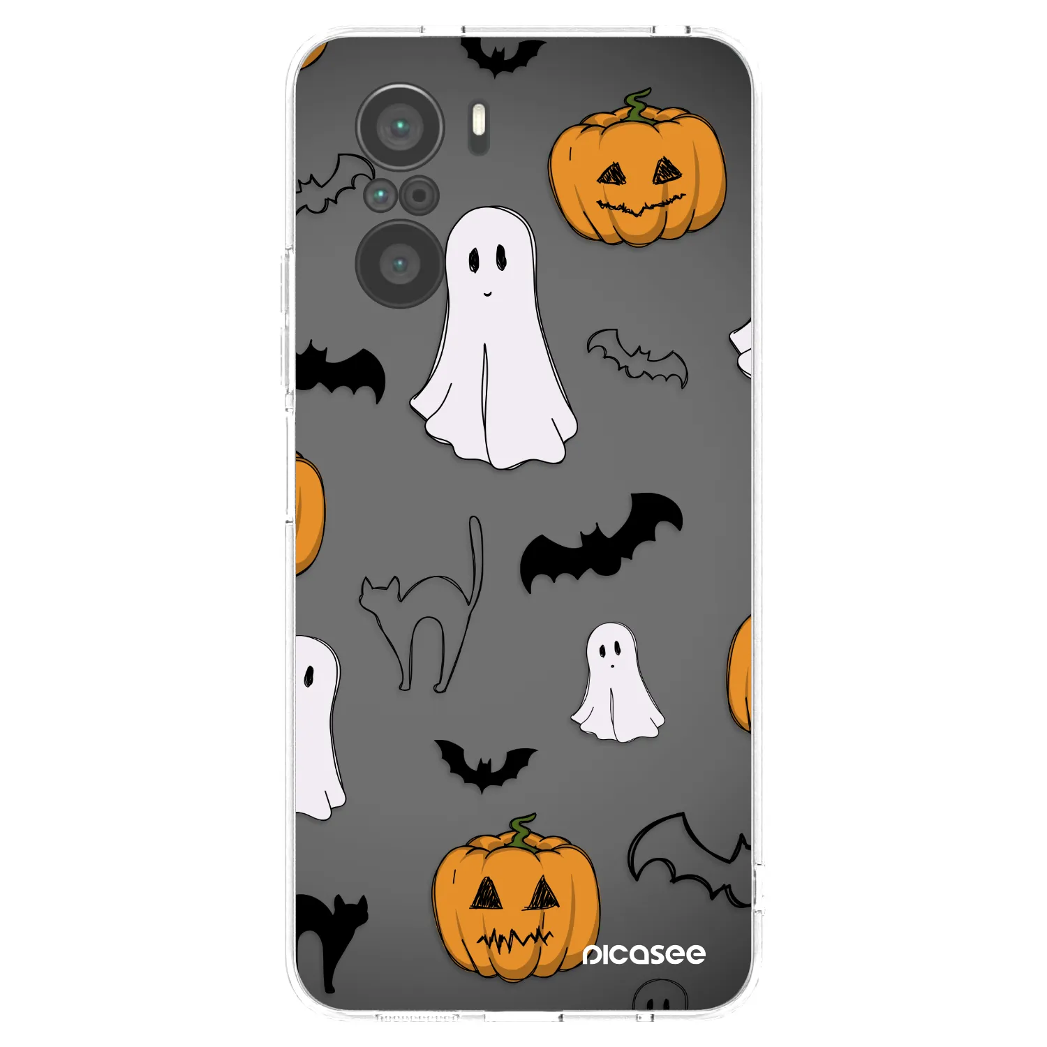 Picasee διαφανής θήκη σιλικόνης Xiaomi Poco F3 - Spooky crew